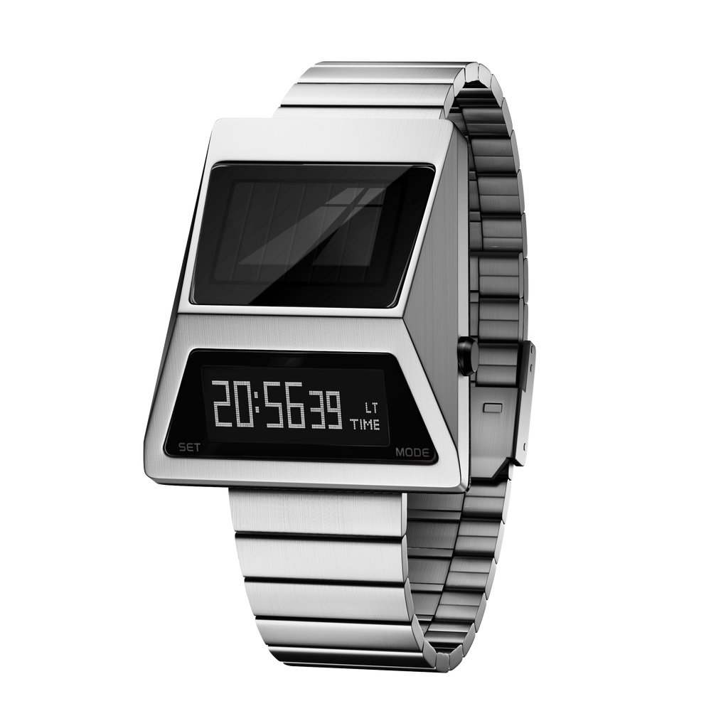 CYBERTRUCK S3000 Solar Digital Watch (SilverEdition)