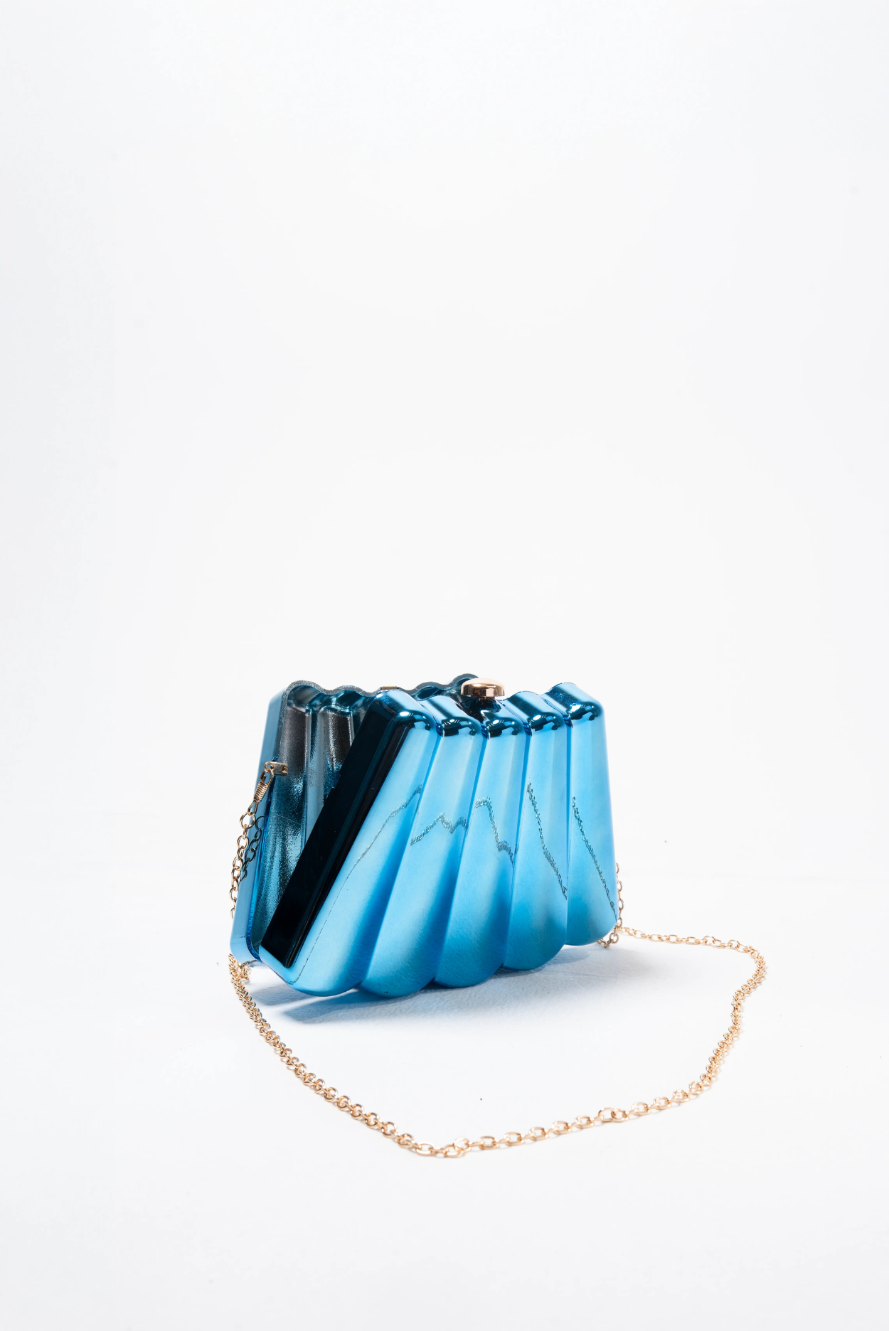 Azure Prism Clutch