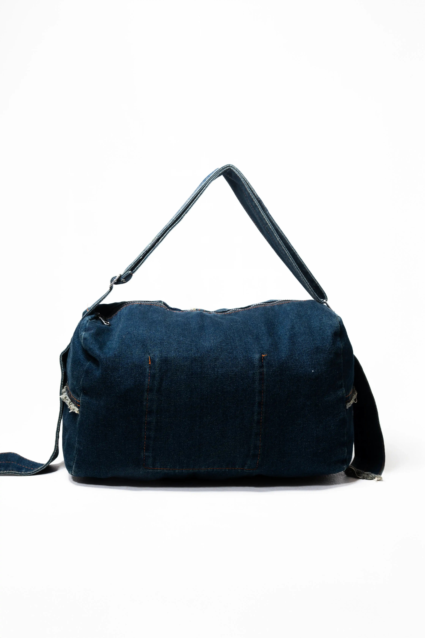 Raw Edge Denim Tote