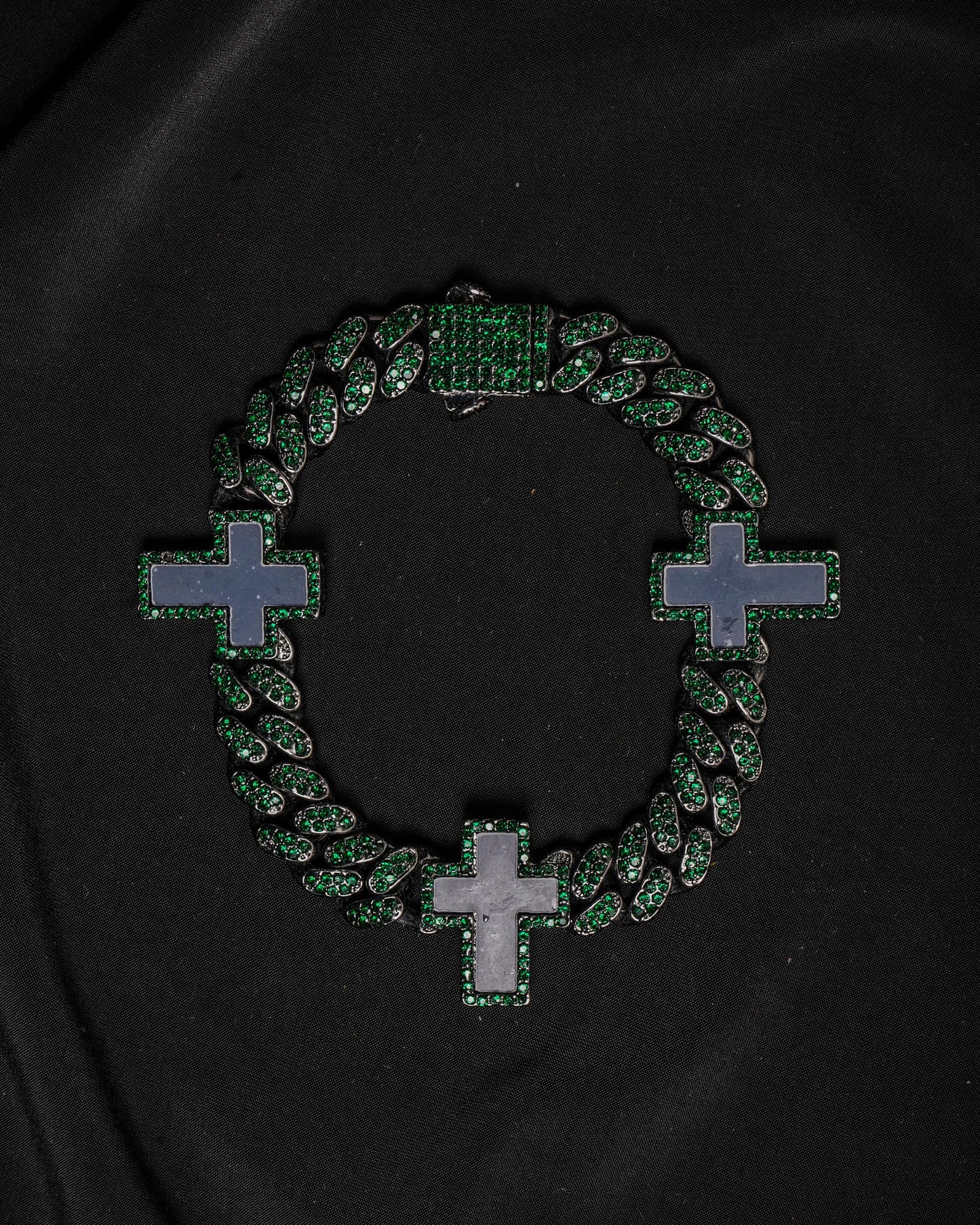 Cyber Cross Chain Bracelet