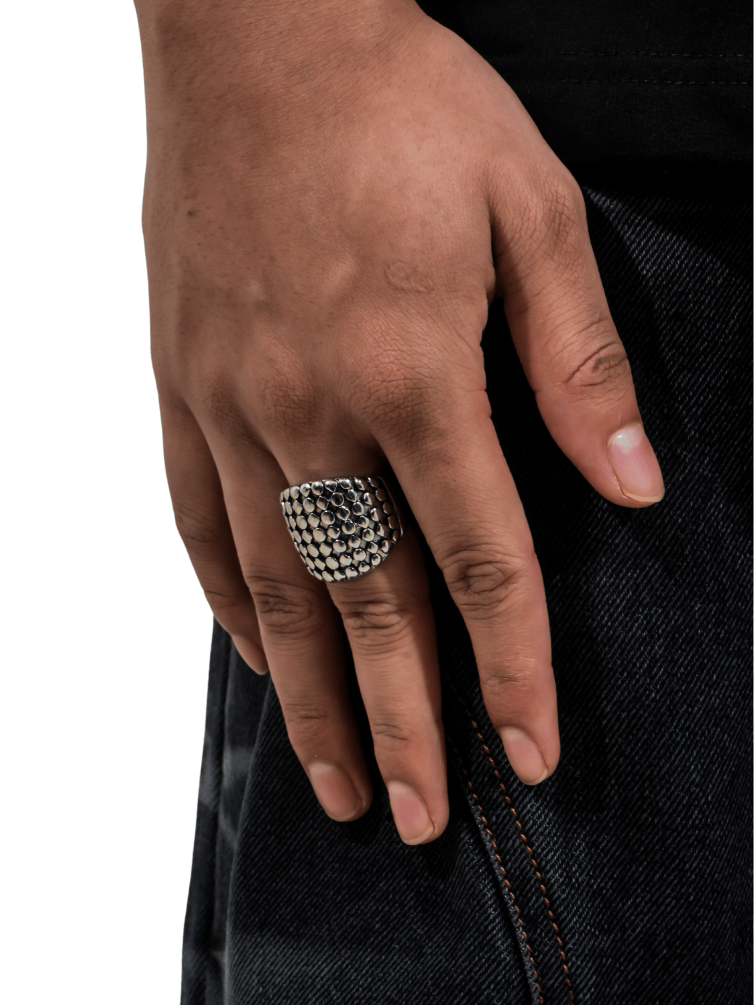 Manaca Reptilian Shield Ring