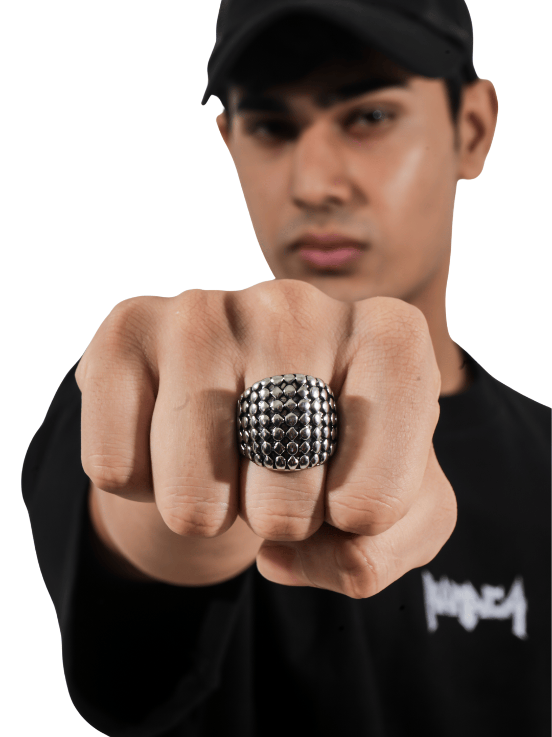 Manaca Reptilian Shield Ring