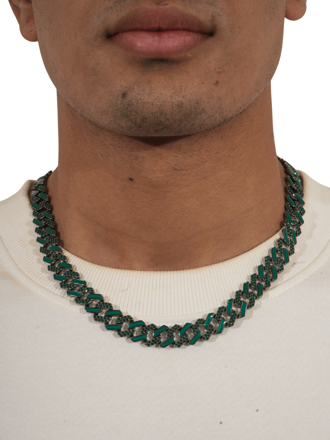 VIRIDIAN ICE CUBAN CHAIN