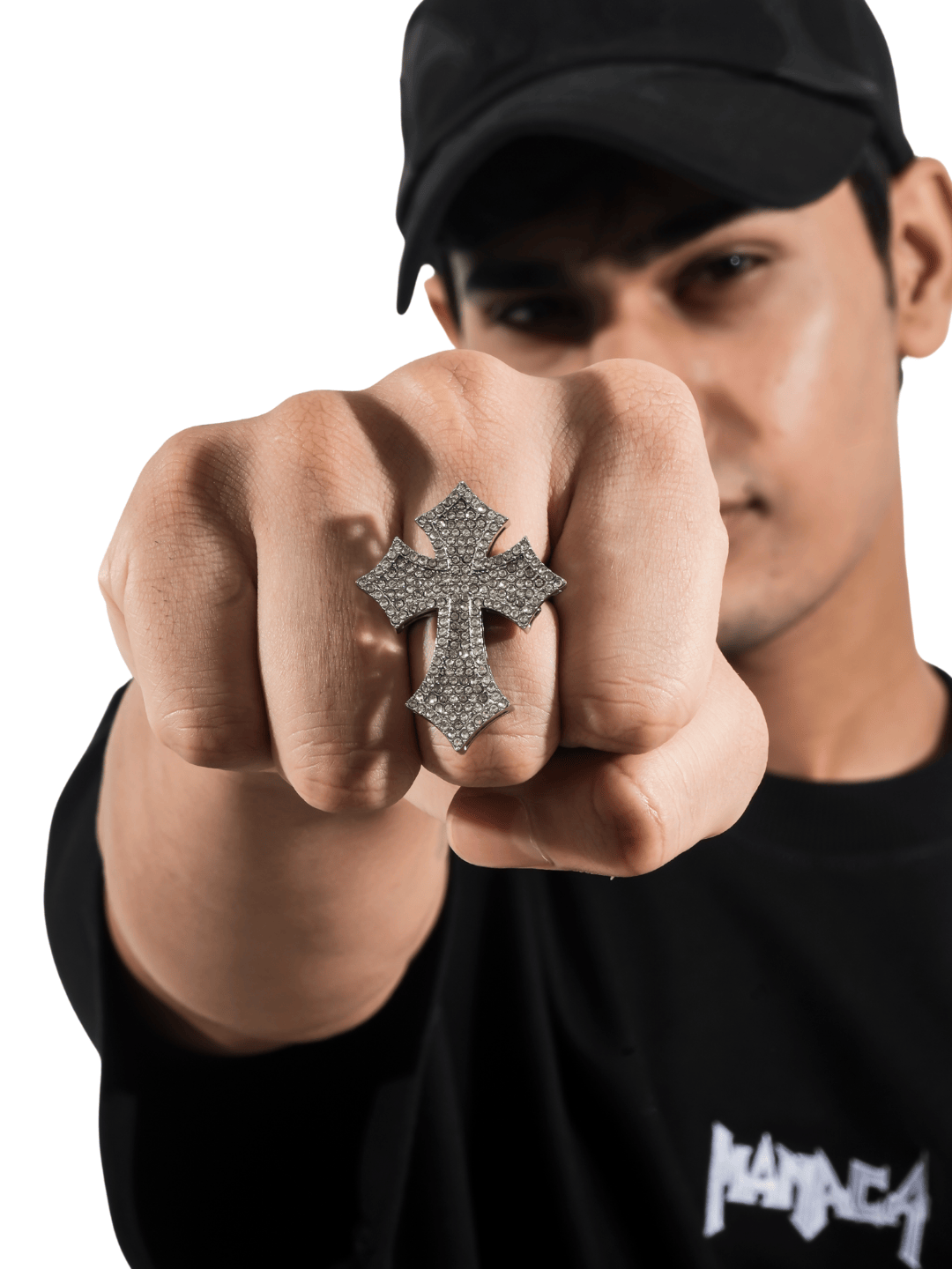 Manaca Cosmic Cross Ring
