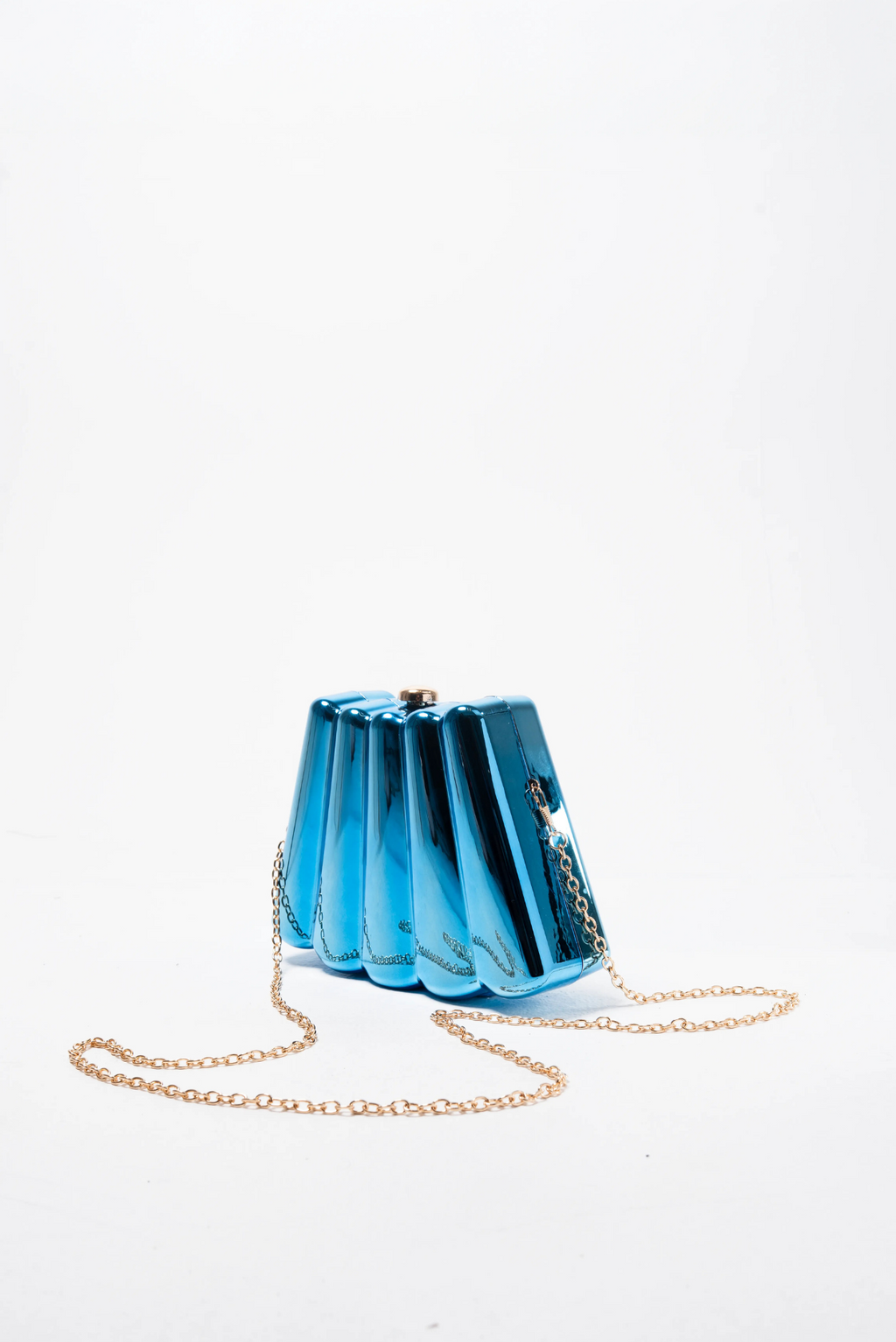 Azure Prism Clutch