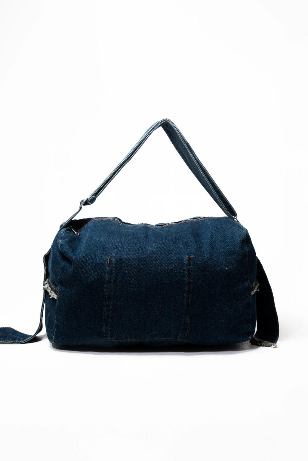Raw Edge Denim Tote