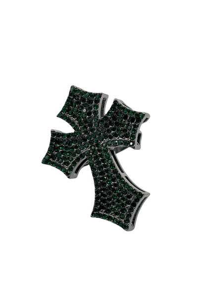 MANACA SHADOW CROSS RING