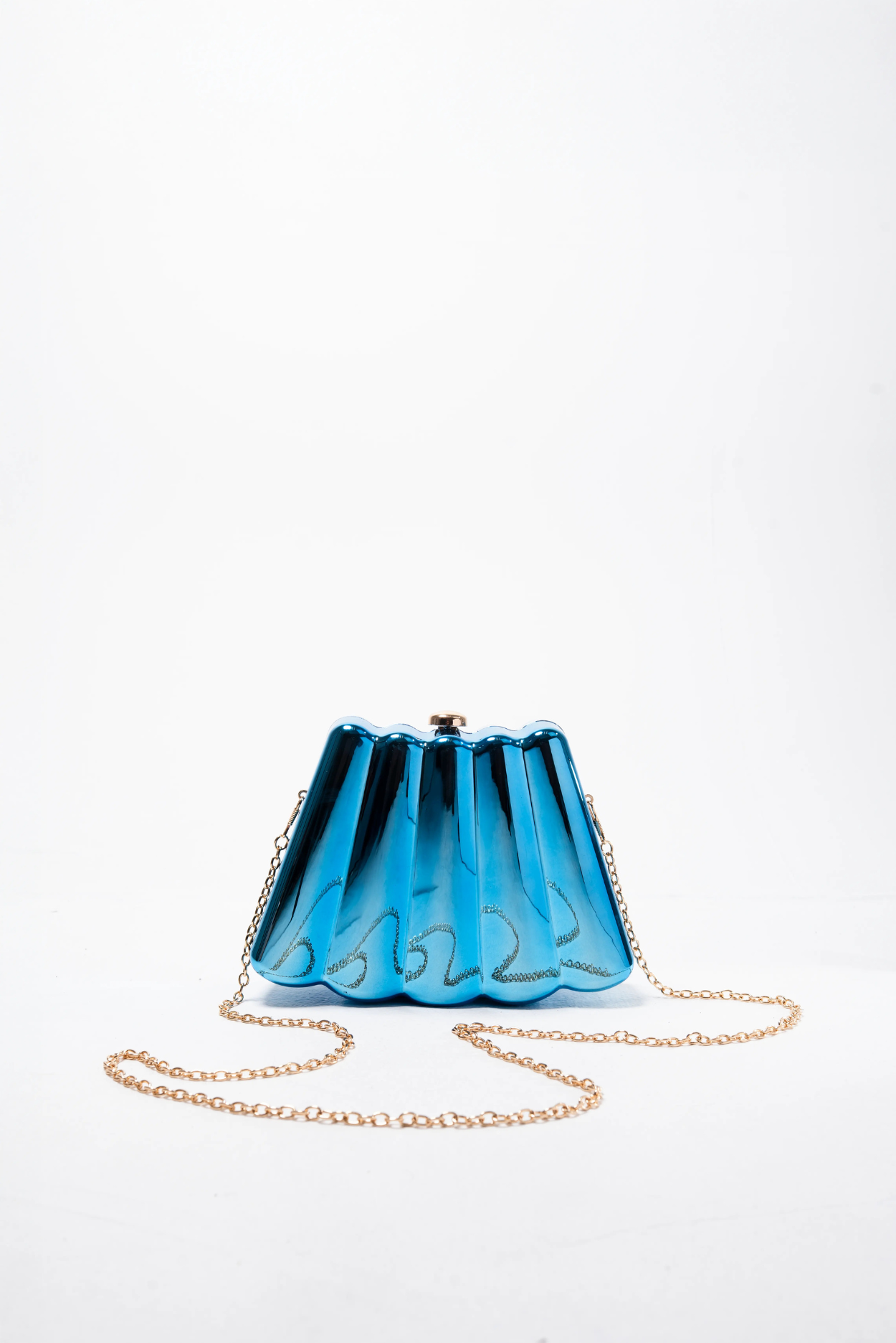 Azure Prism Clutch