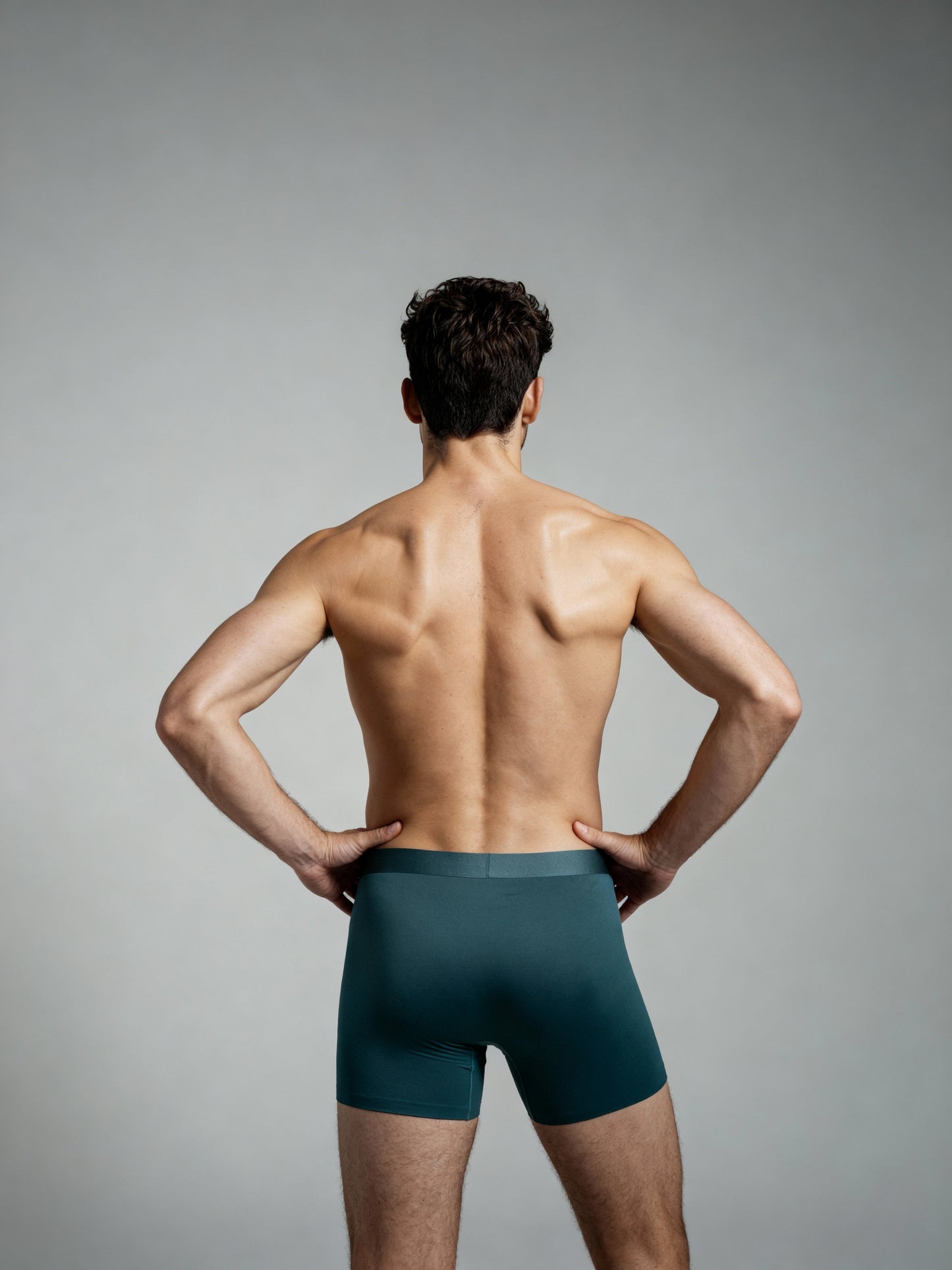 Men V Walks Green Solid Luxury Elastic Trunk by Manaca