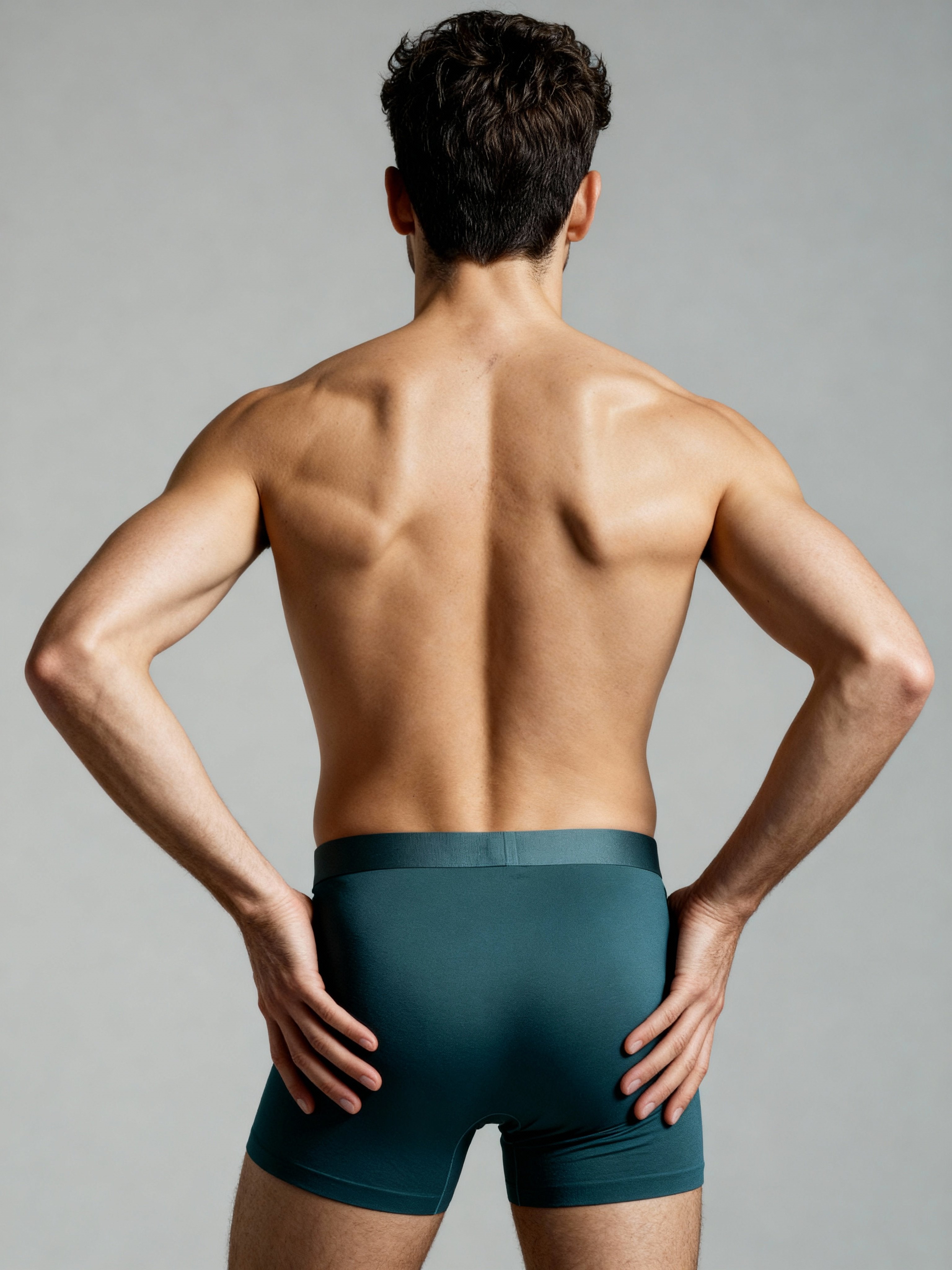 Men V Walks Green Solid Luxury Elastic Trunk by Manaca