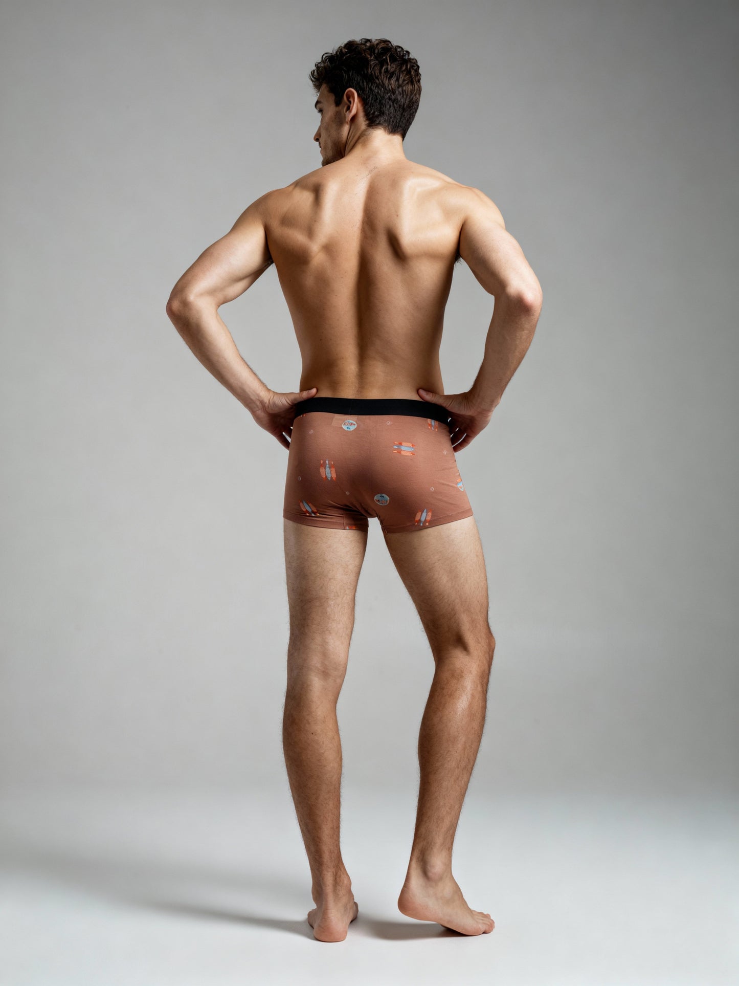 Men V Walks Limo Zen printed Luxury Elastic Trunk by Manaca