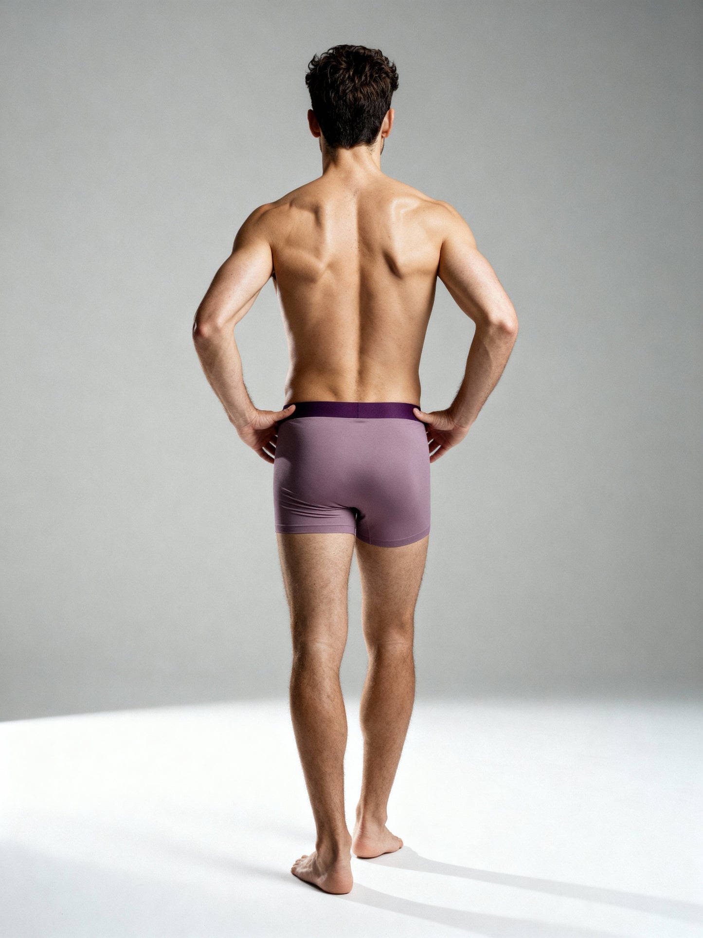 Men Insole Pink Solid Luxury Elastic Trunk by Manaca