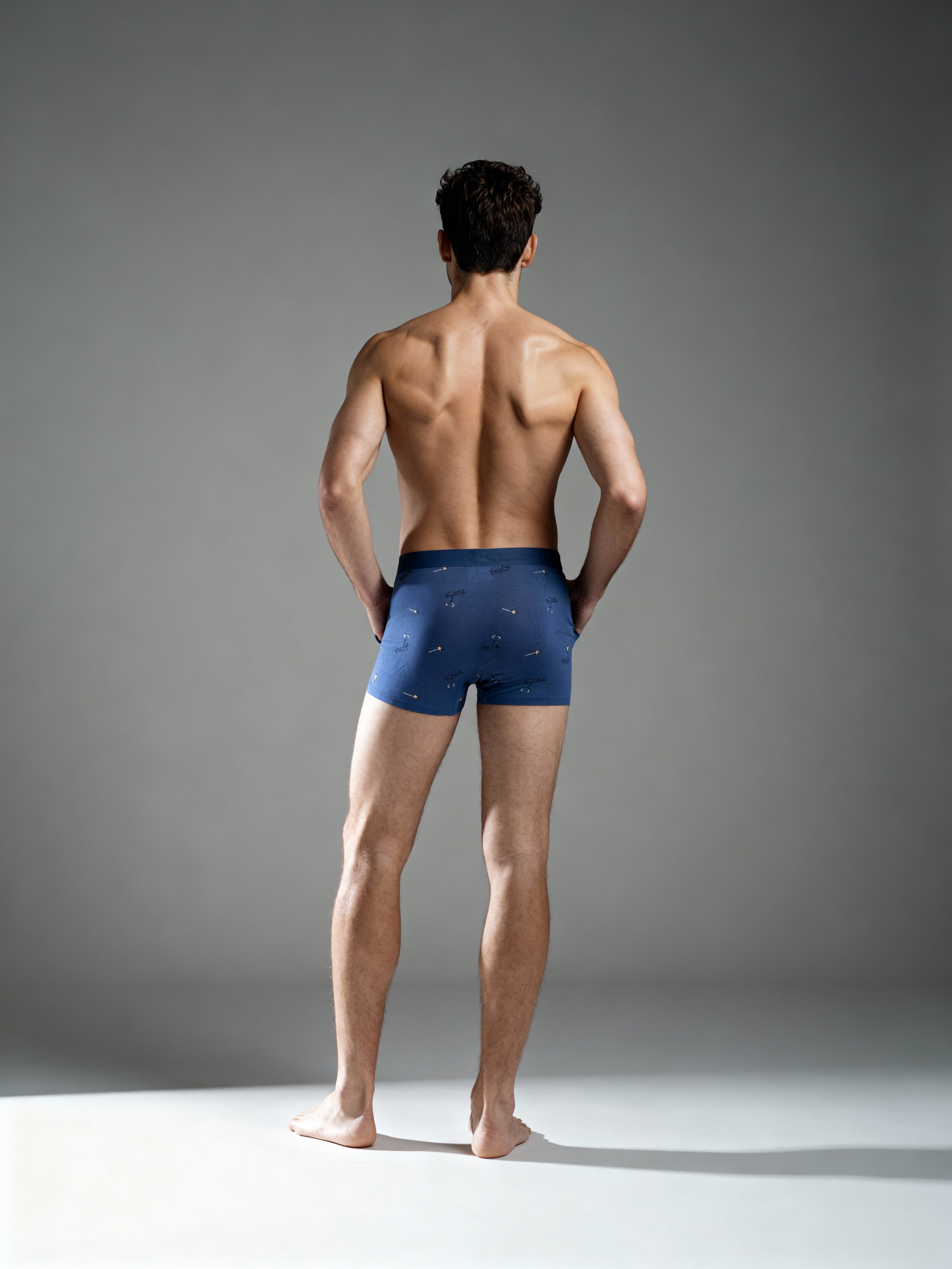 Men V Walks Starz printed Luxury Elastic Trunk by Manaca