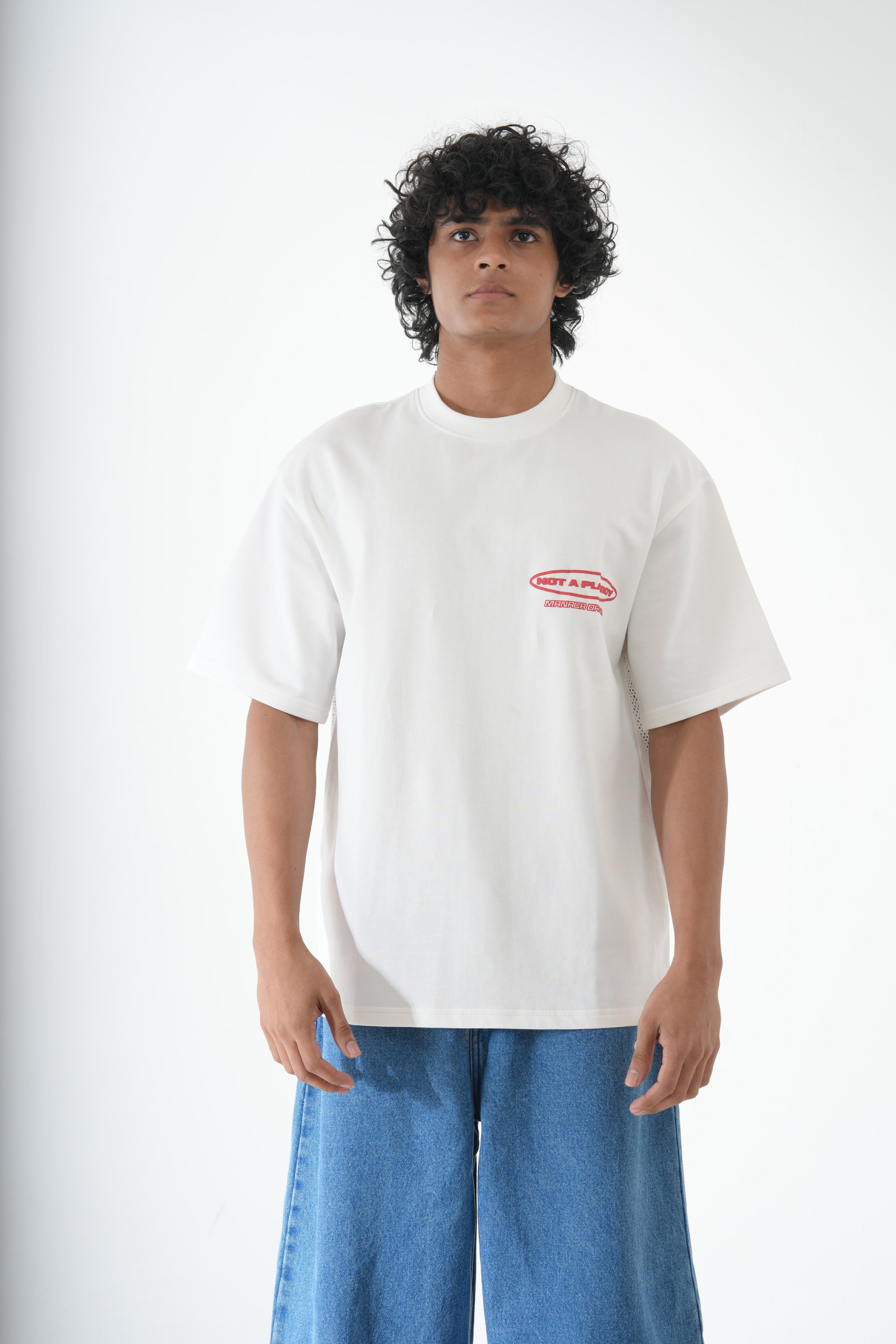 MANACA WHITE PLAYBOY TSHIRT