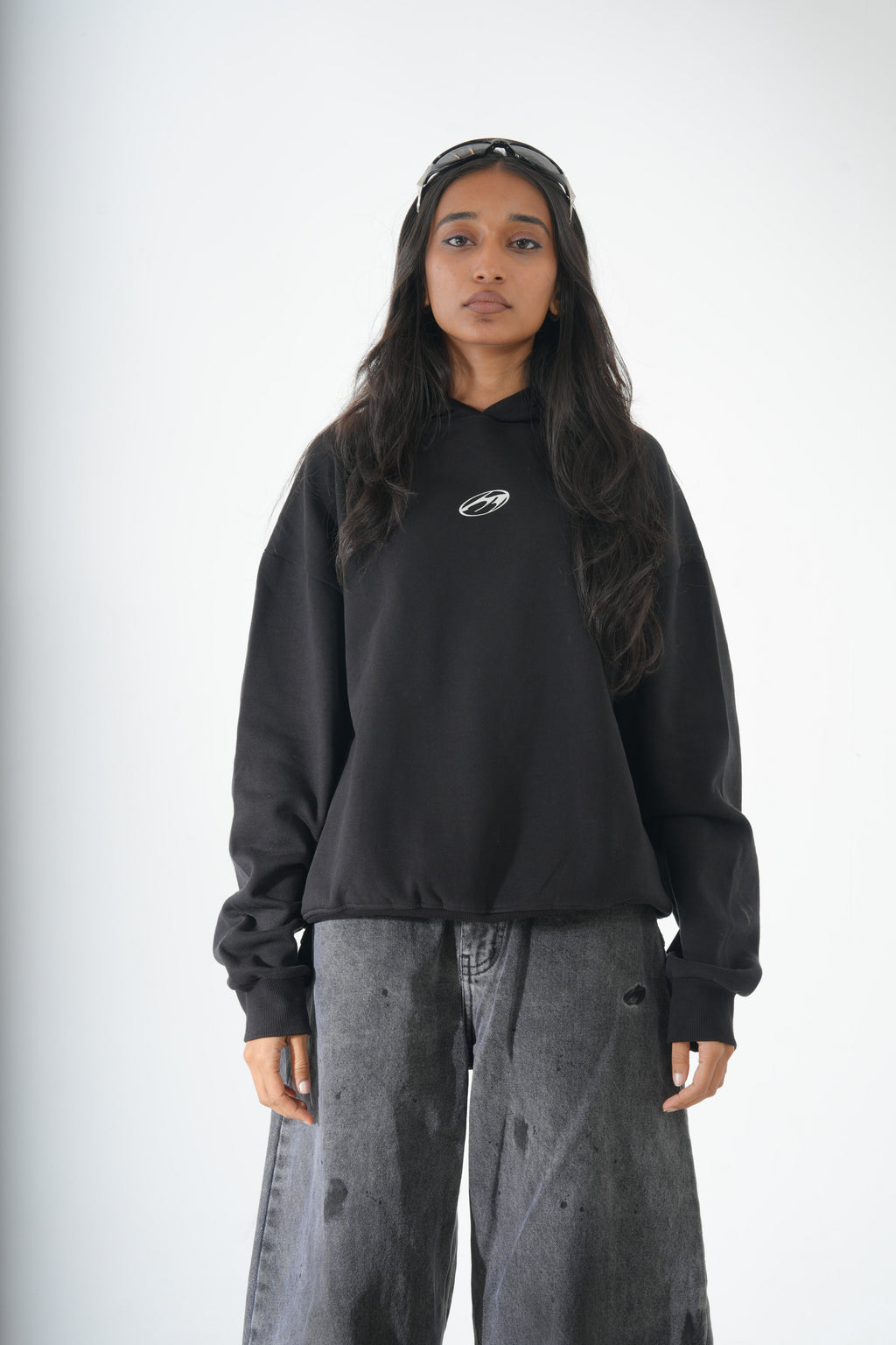 BLACK FREEFALL HOODIE