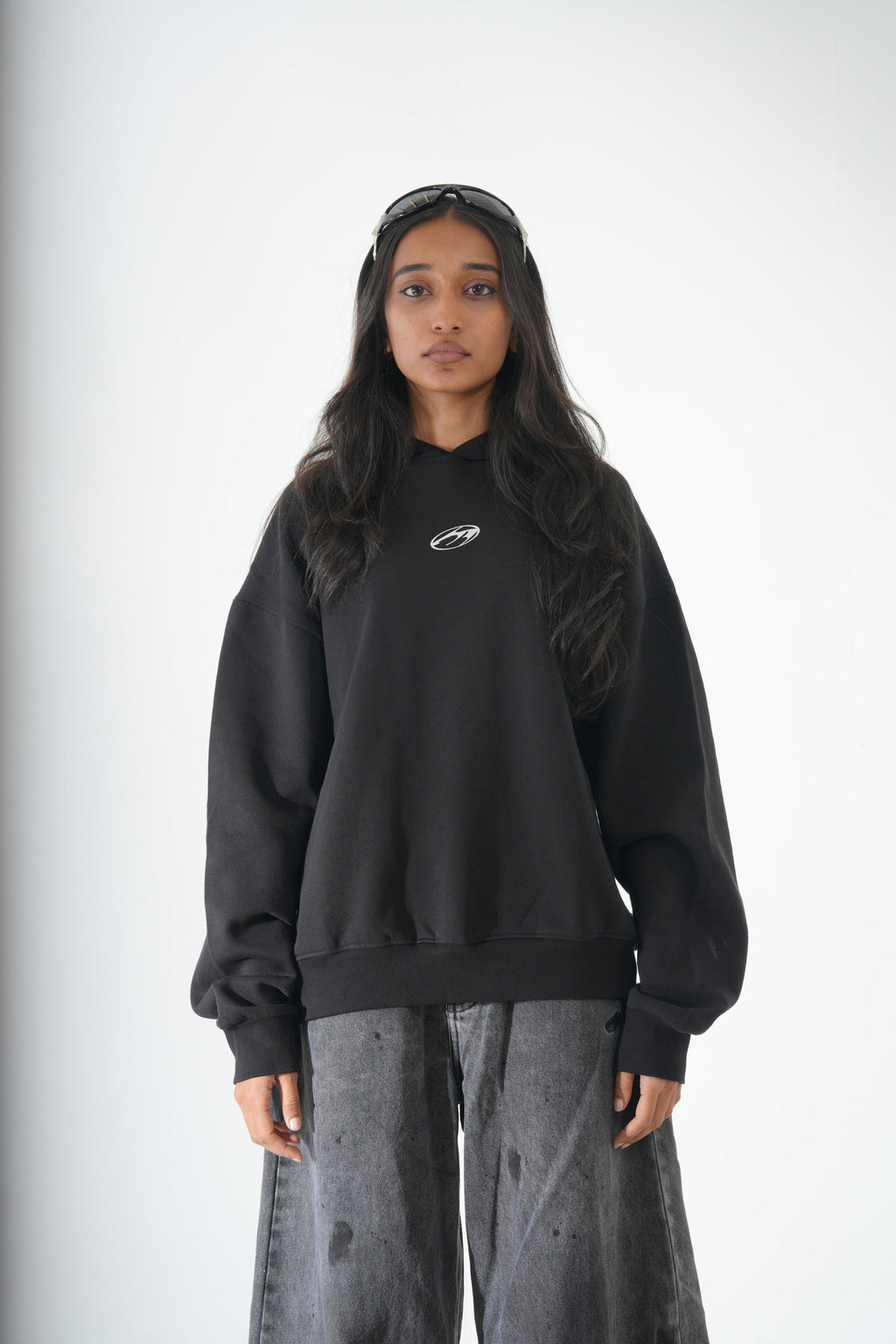 BLACK FREEFALL HOODIE
