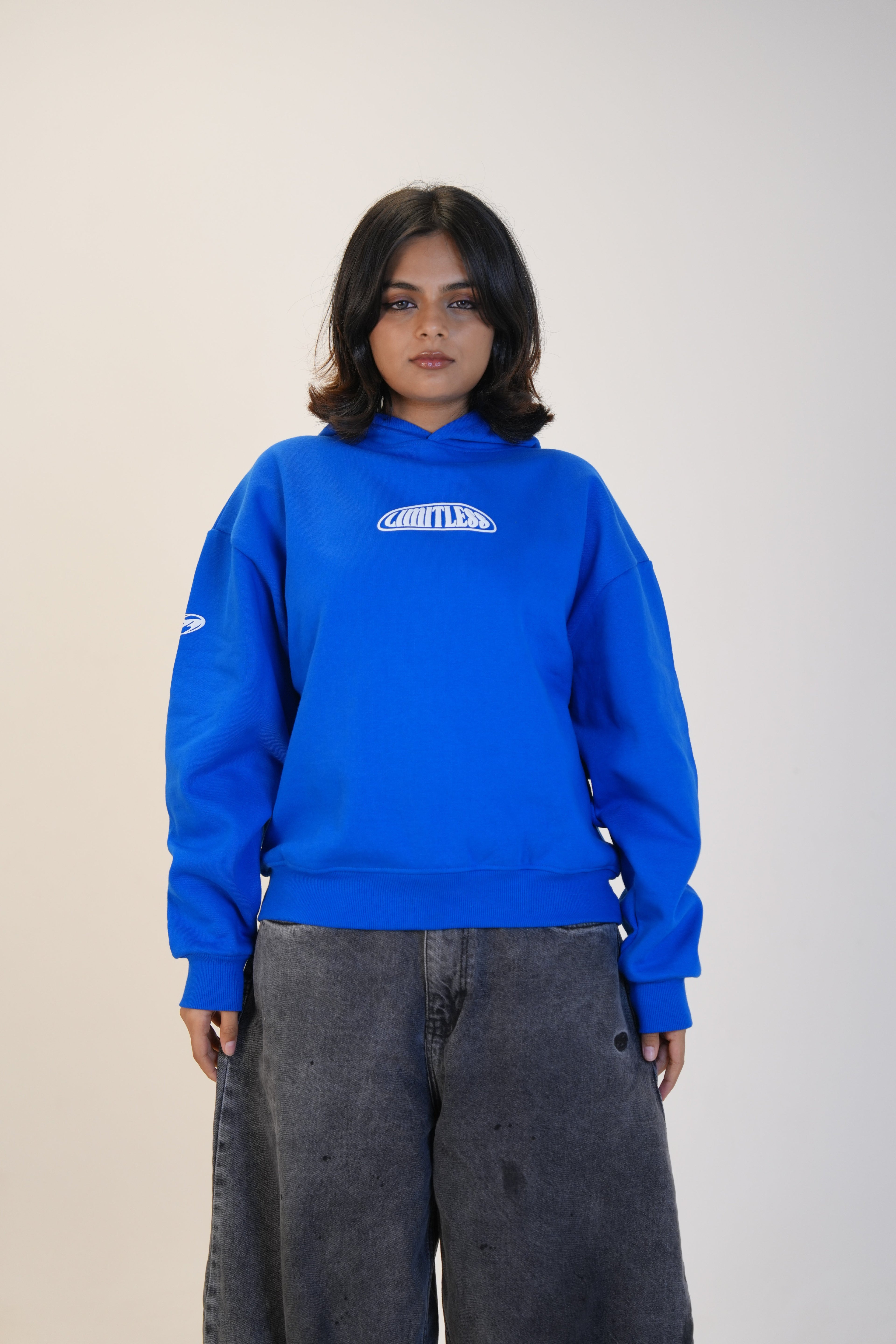 BLUE LIMITLESS HOODIE