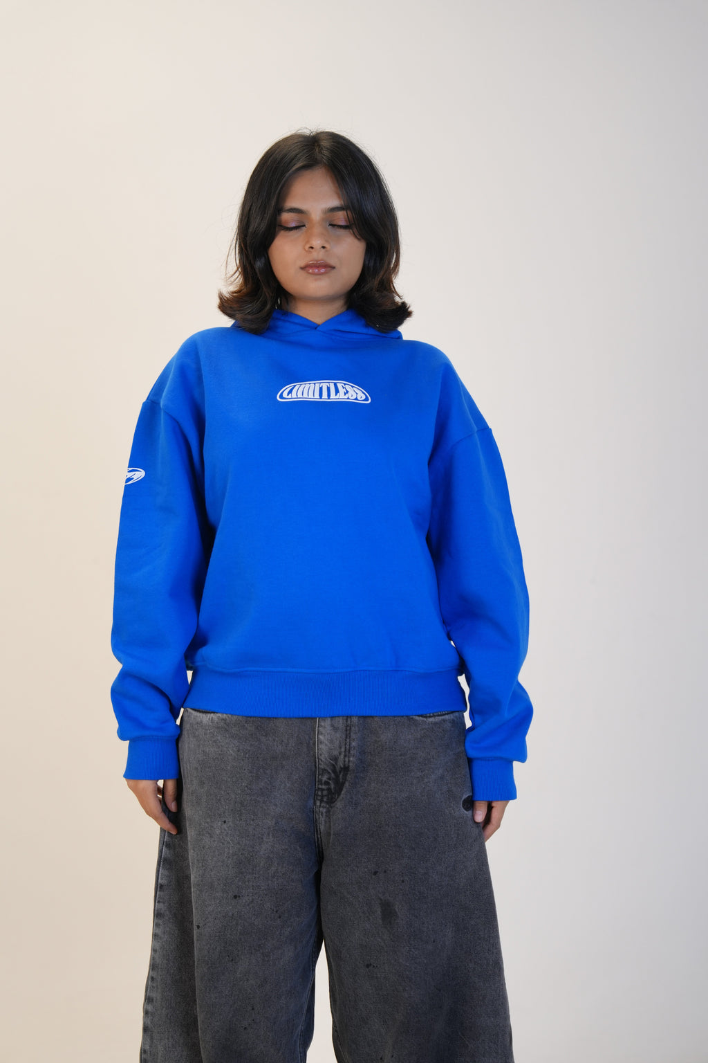 BLUE LIMITLESS HOODIE