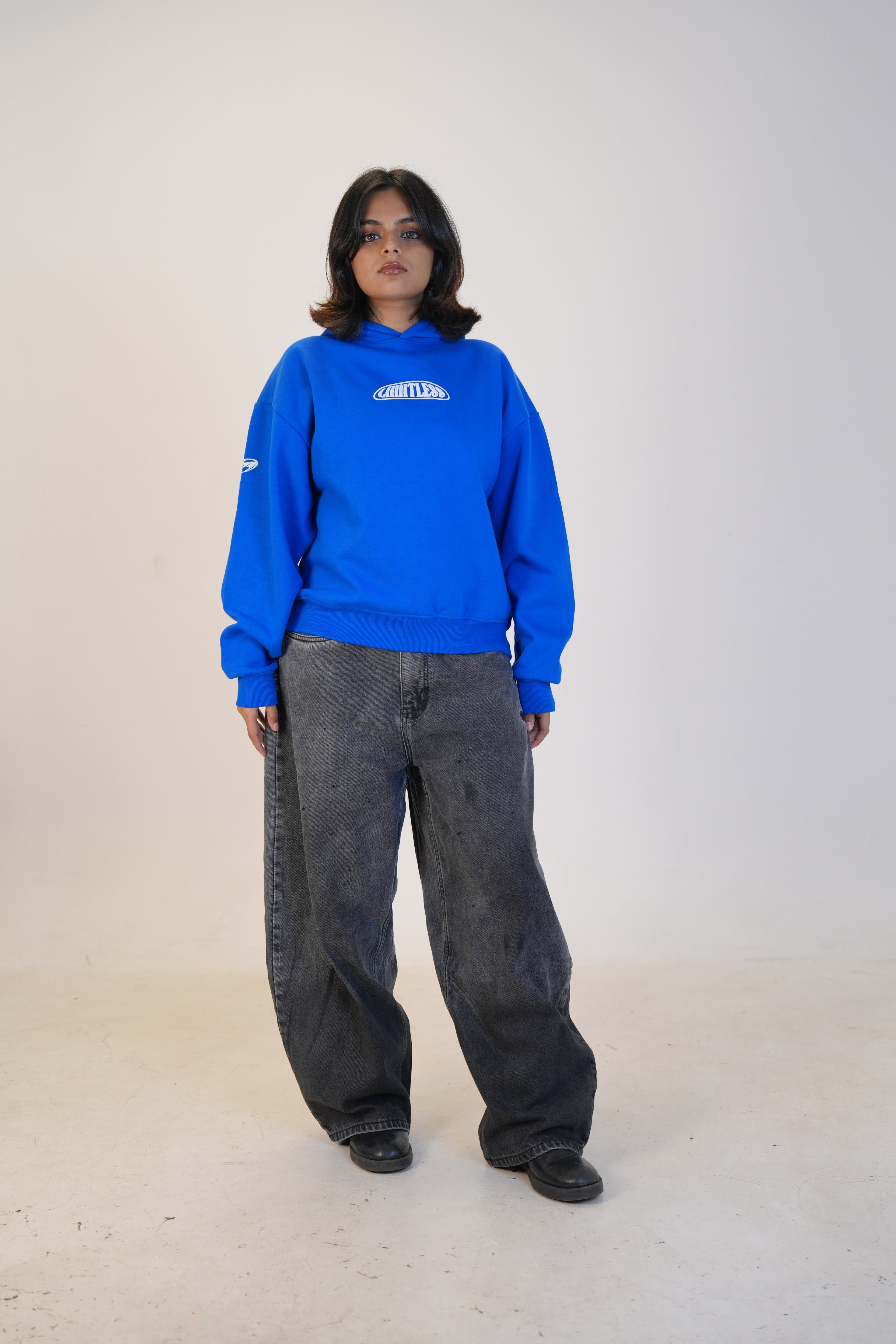 BLUE LIMITLESS HOODIE