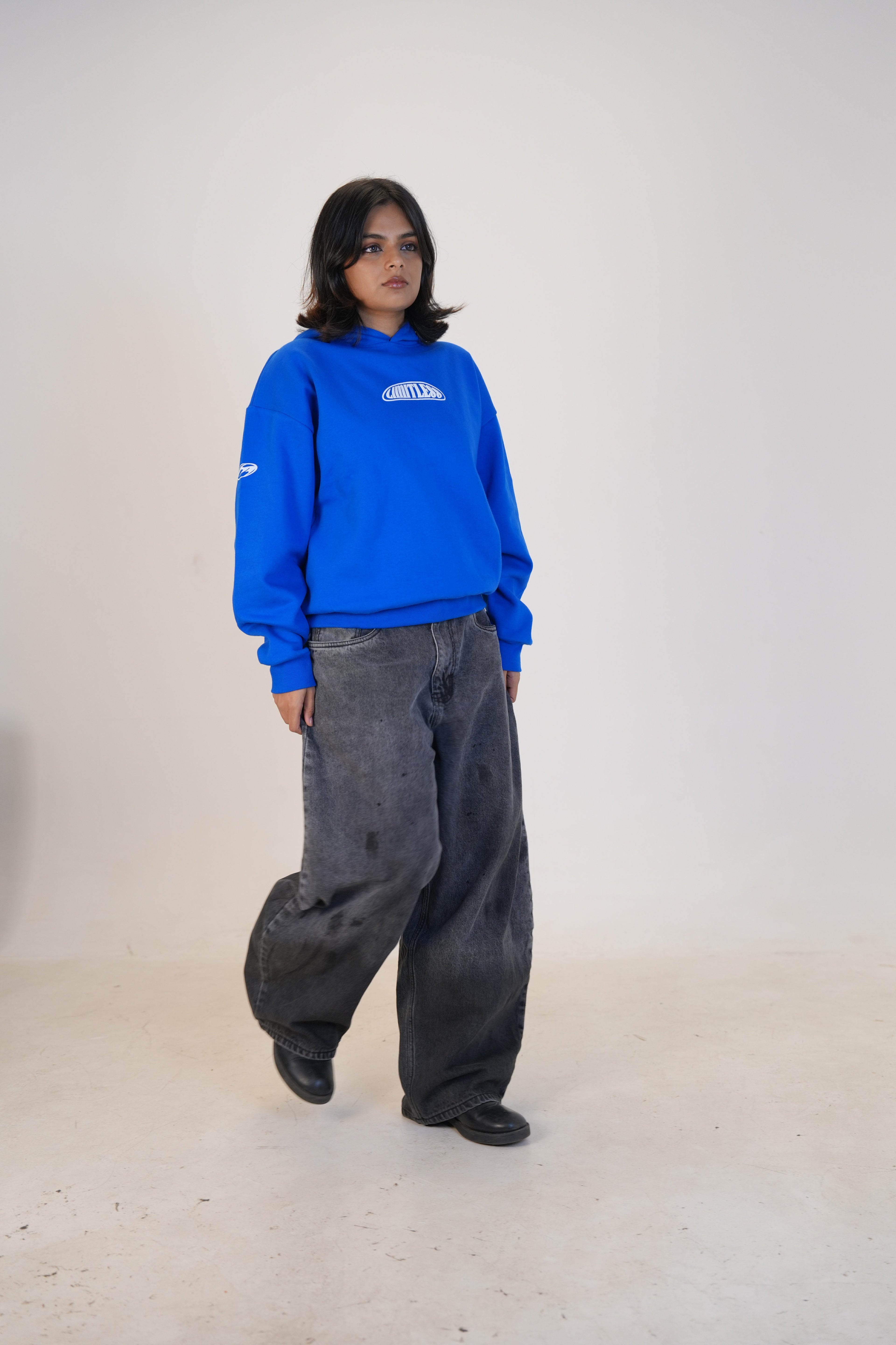 BLUE LIMITLESS HOODIE