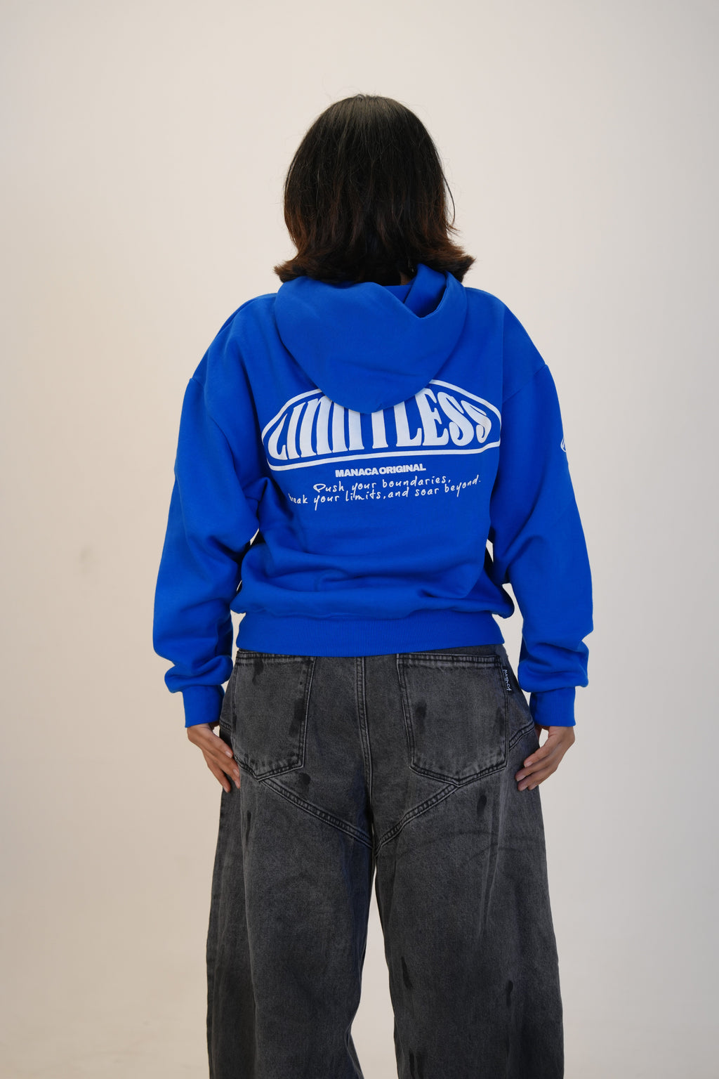 BLUE LIMITLESS HOODIE