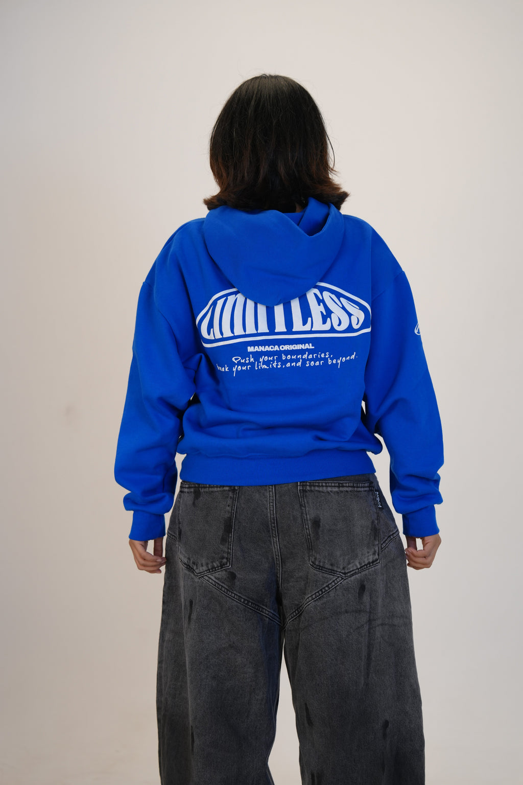 BLUE LIMITLESS HOODIE