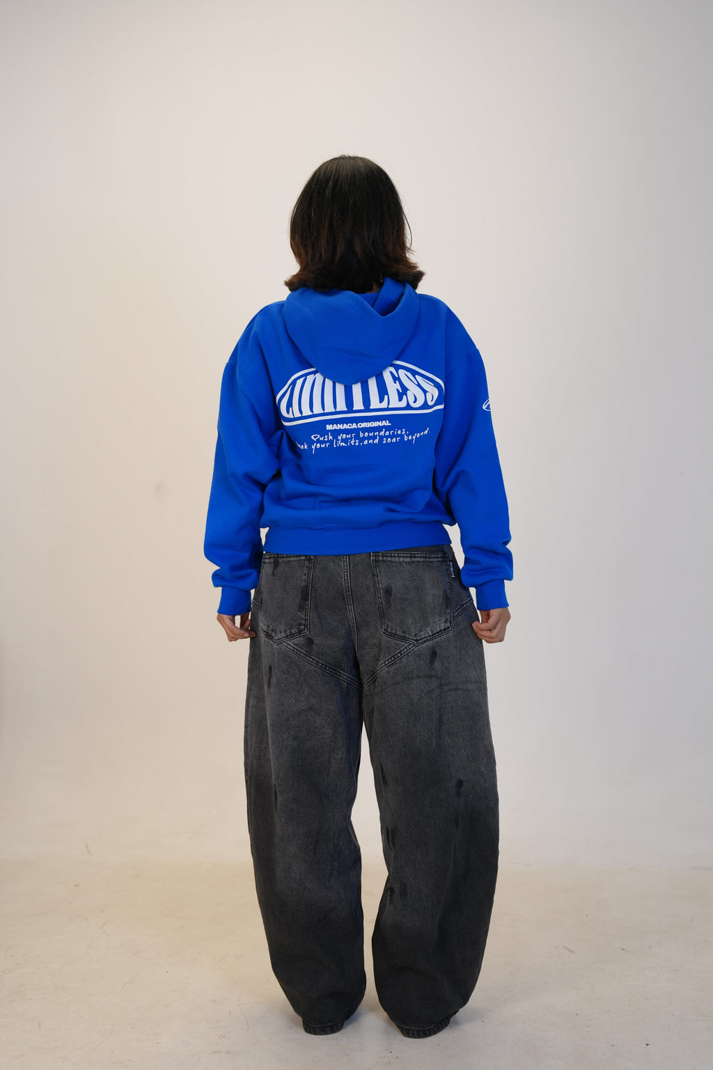 BLUE LIMITLESS HOODIE