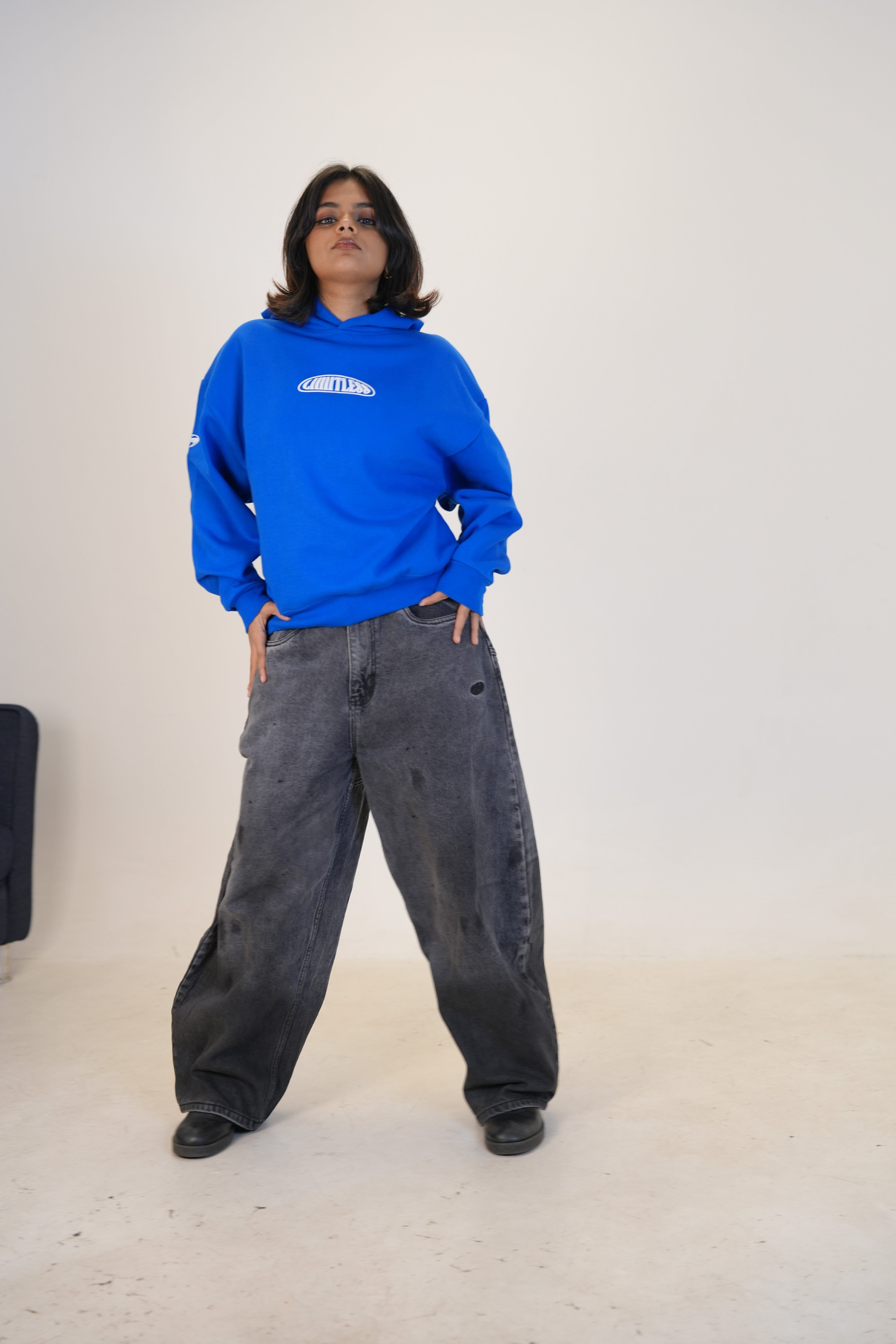 BLUE LIMITLESS HOODIE