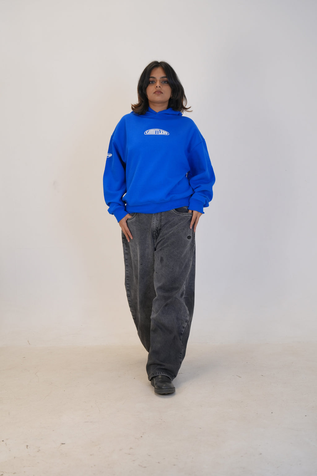 BLUE LIMITLESS HOODIE
