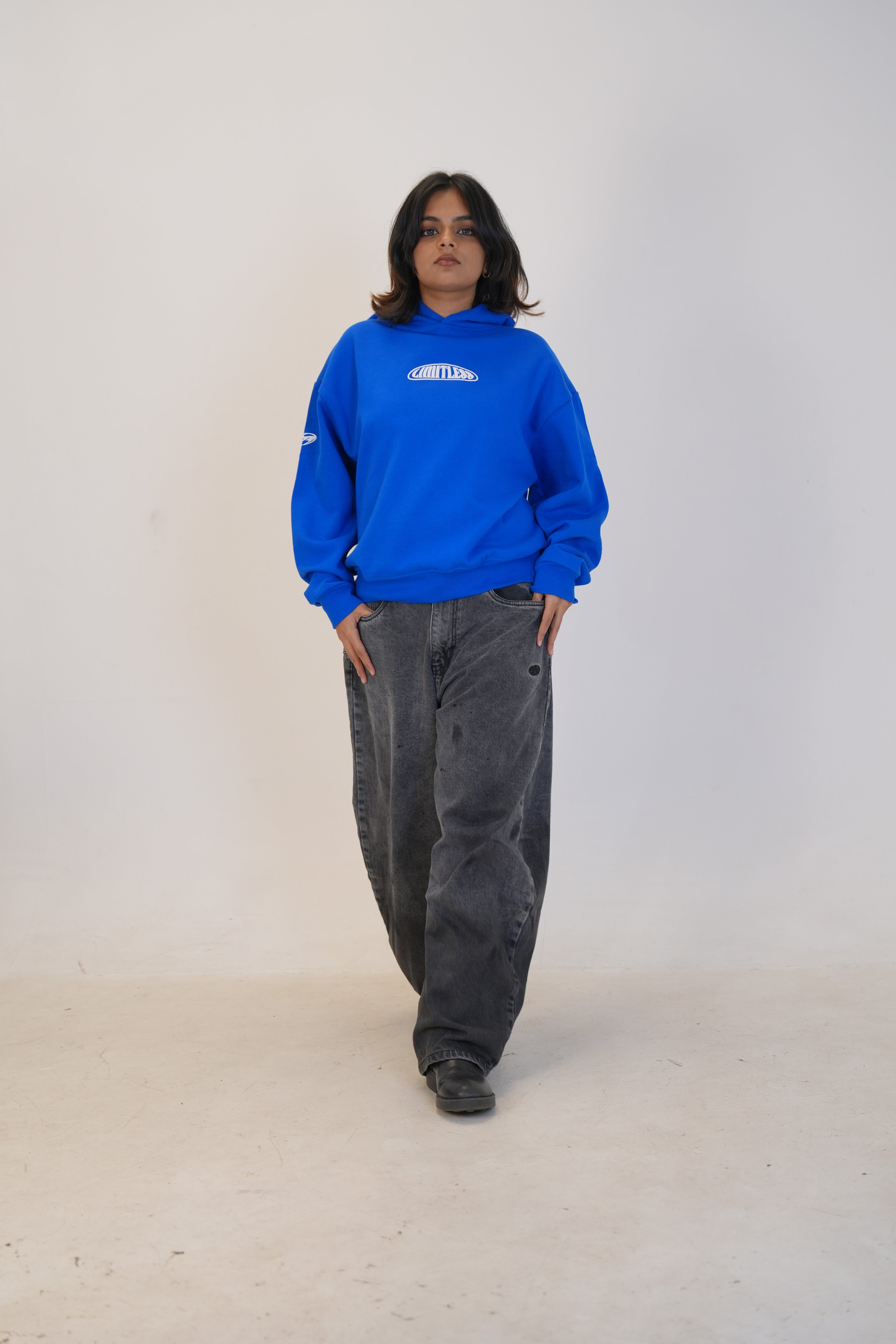 BLUE LIMITLESS HOODIE