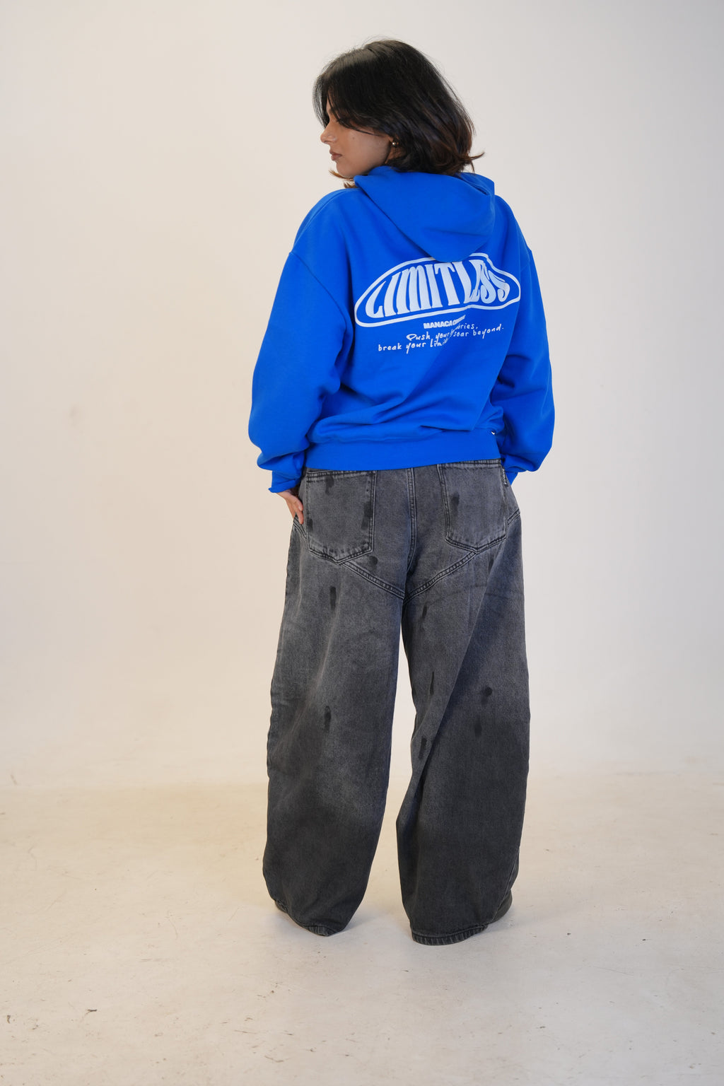 BLUE LIMITLESS HOODIE