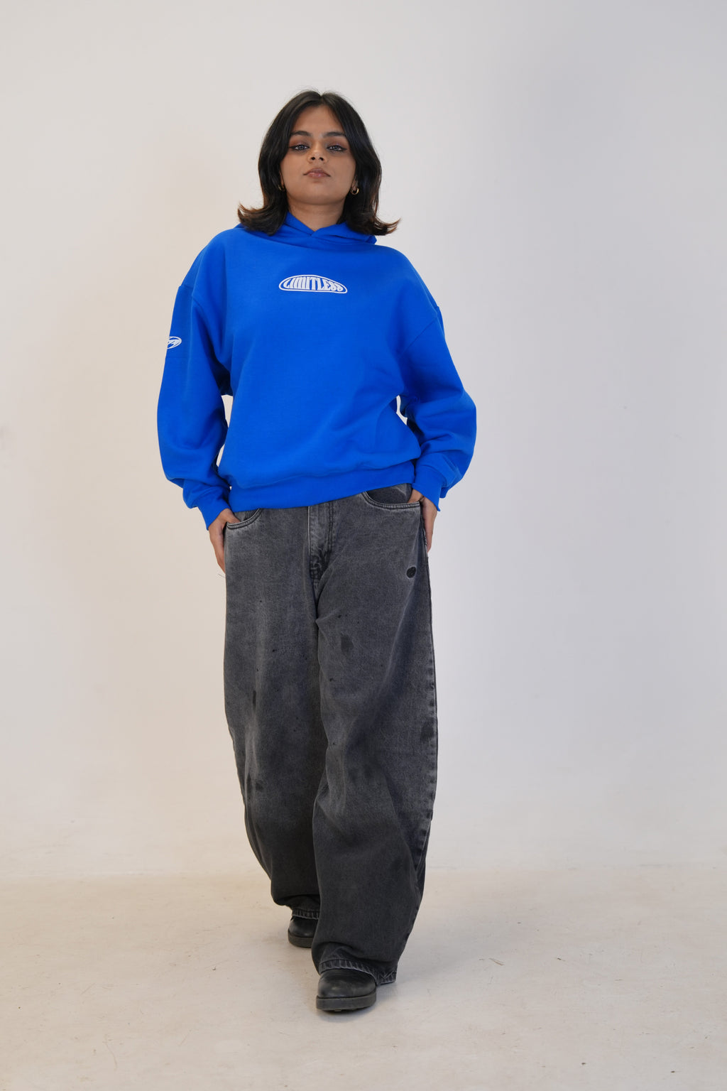 BLUE LIMITLESS HOODIE