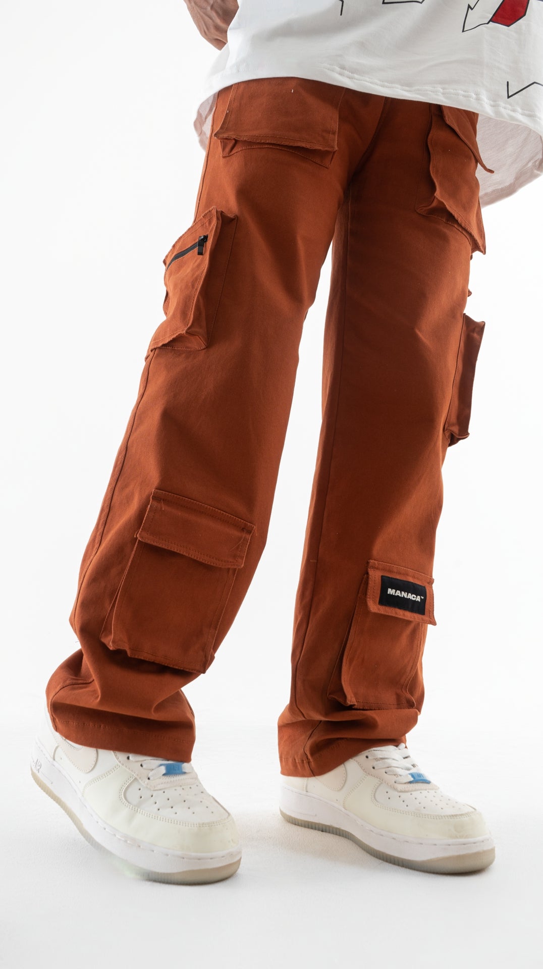 Orange 16 Pocket Cargo