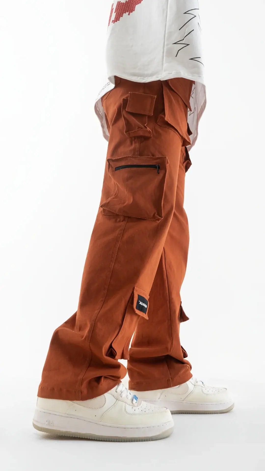 Orange 16 Pocket Cargo