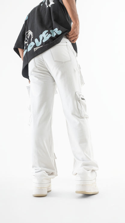 White 16 Pocket cargo