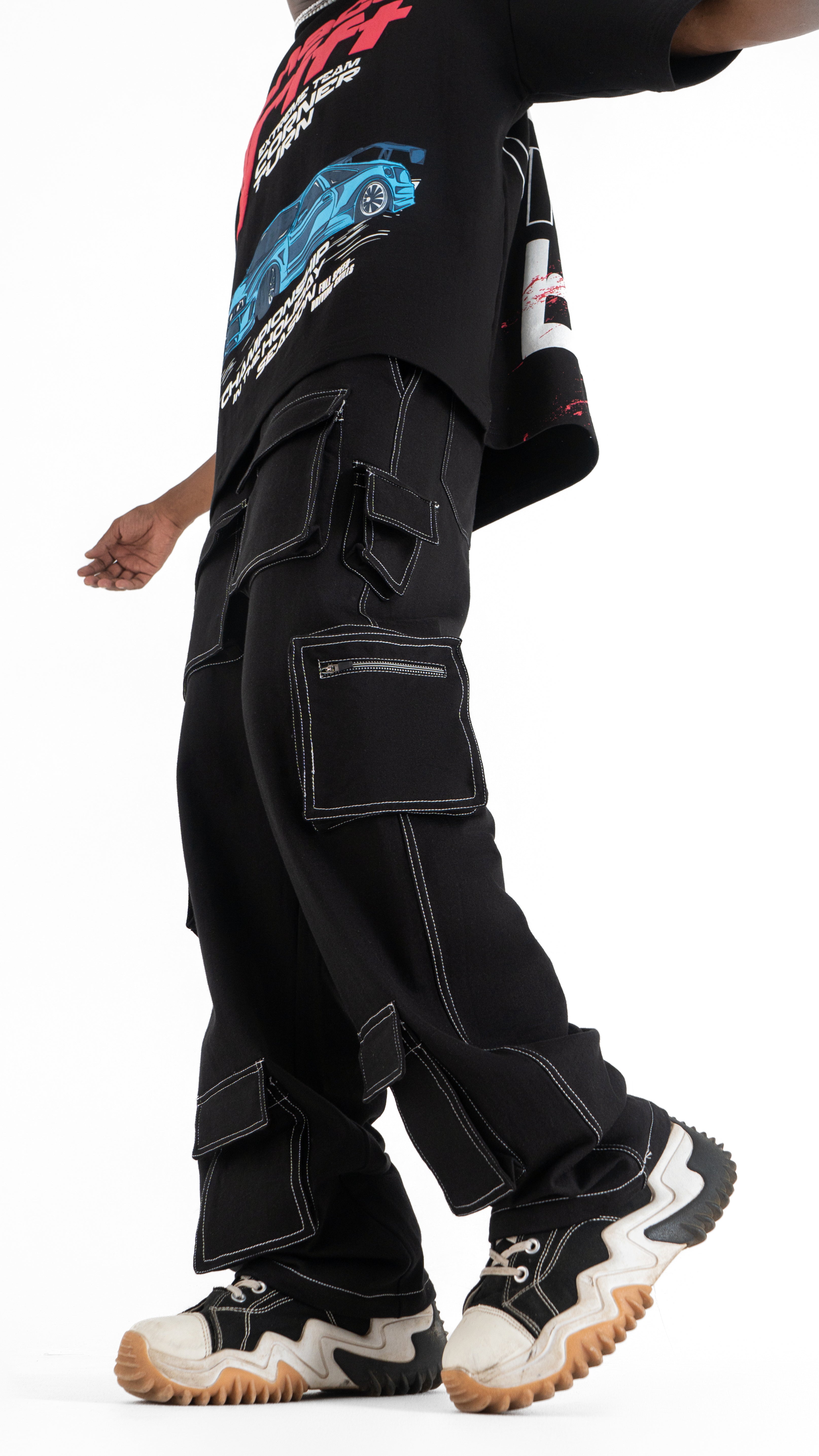 Black 16 Pocket Cargo