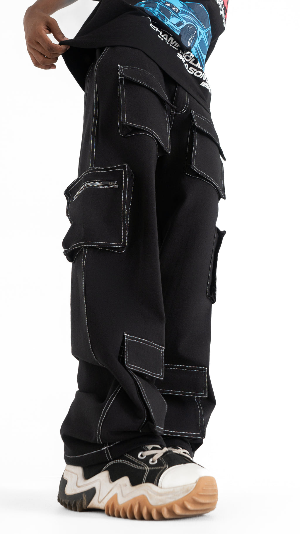 Black 16 Pocket Cargo