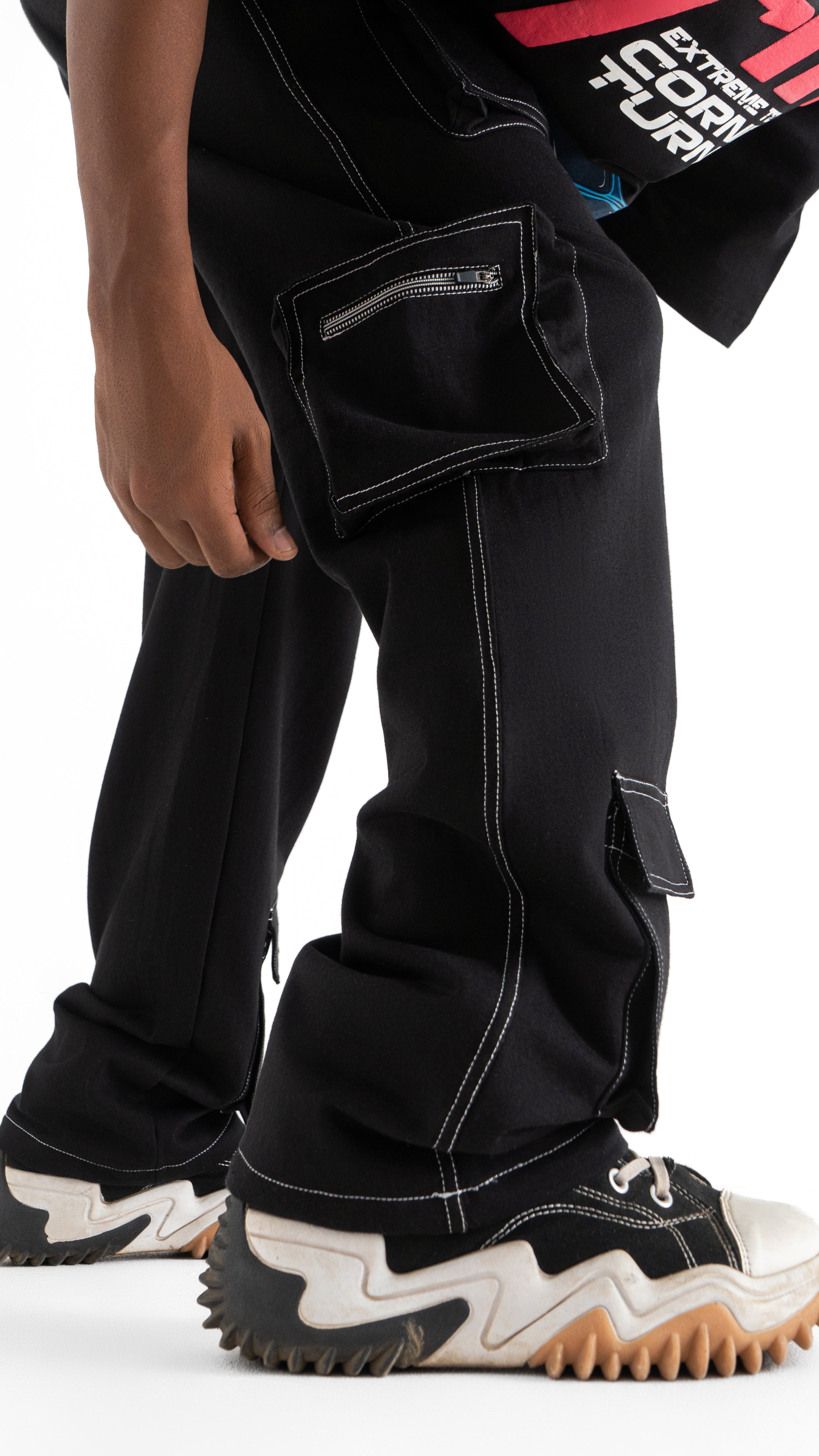 Black 16 Pocket Cargo