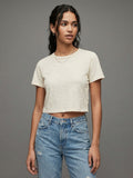 Crew Neck Beige Basic Women's Essential