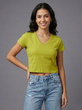 GOLDEN LIME PLAIN T-Shirt