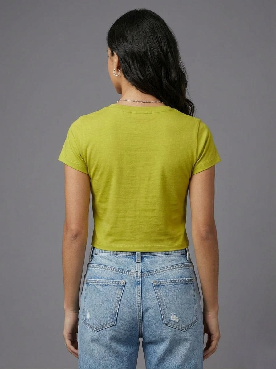 GOLDEN LIME PLAIN T-Shirt