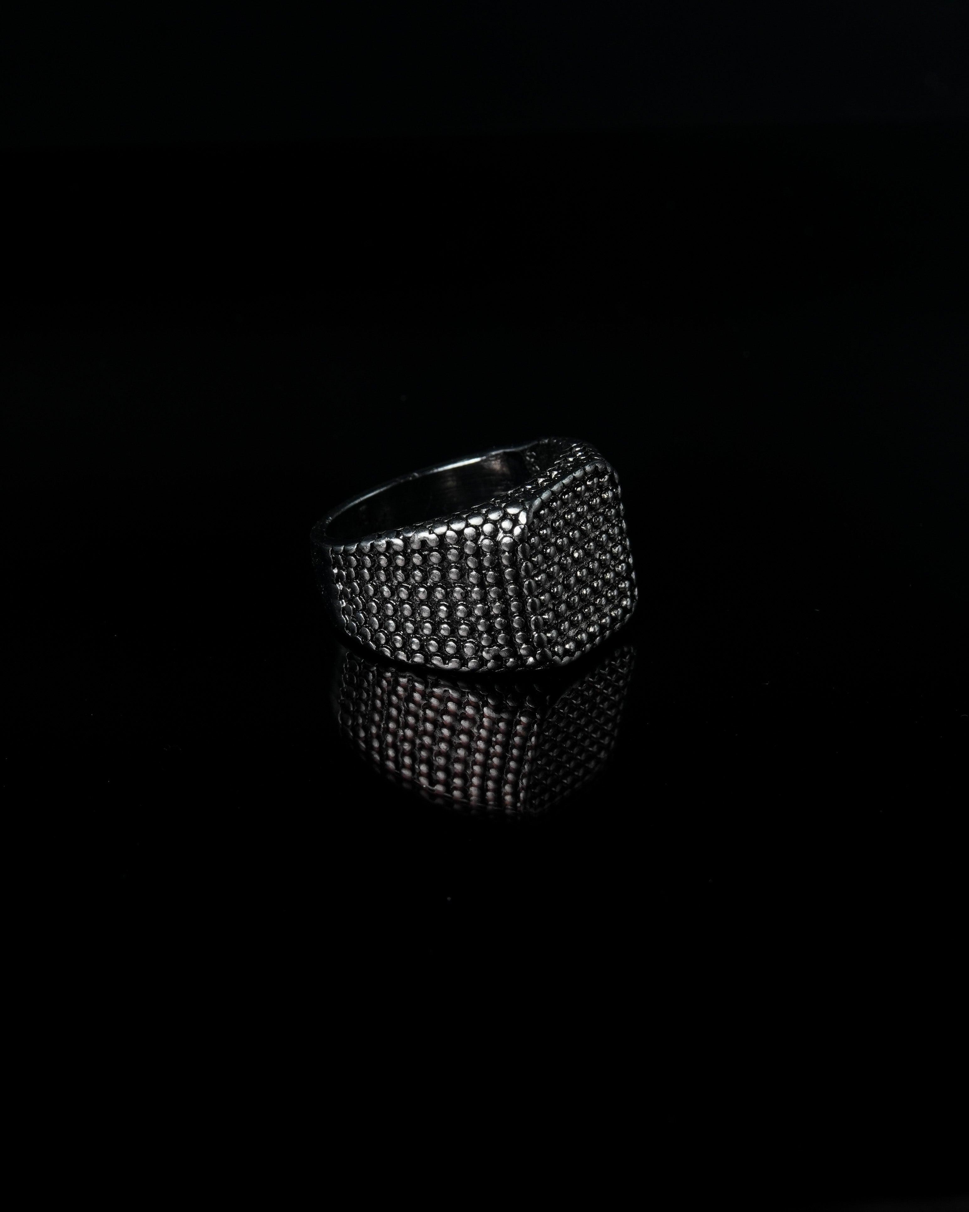 Manaca Obsidian Matrix Ring
