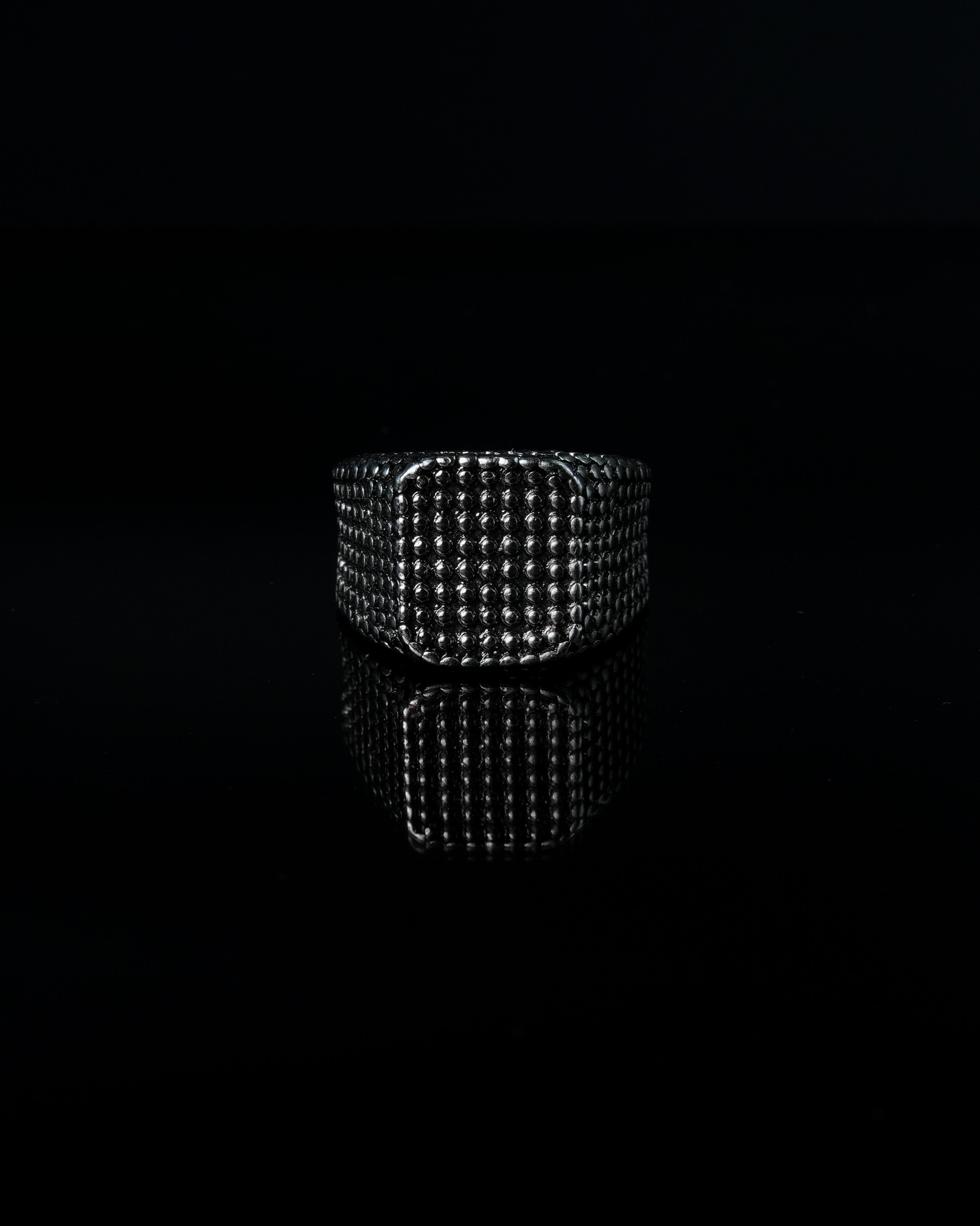 Manaca Obsidian Matrix Ring