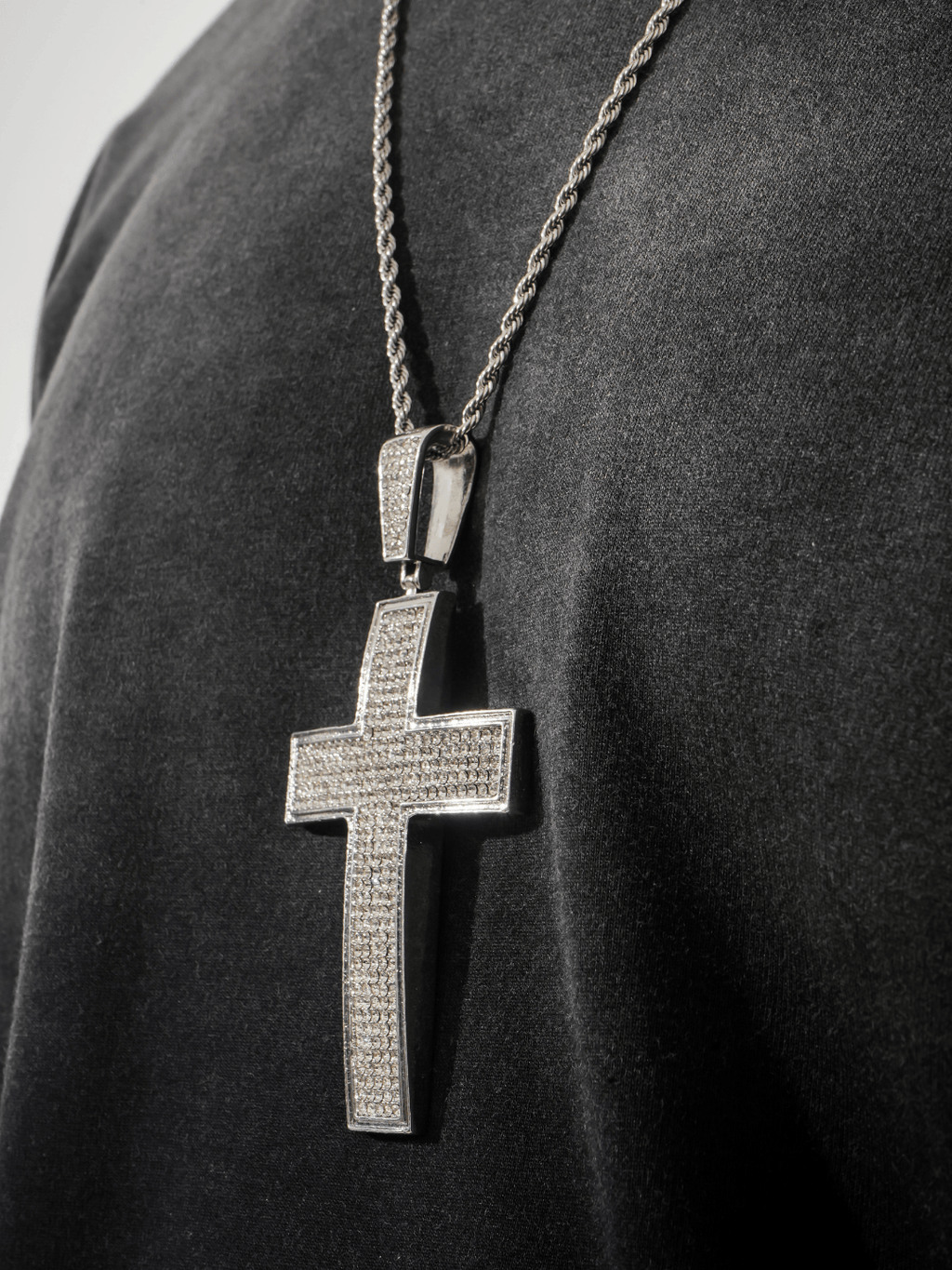 Manaca Prism Cross Pendant
