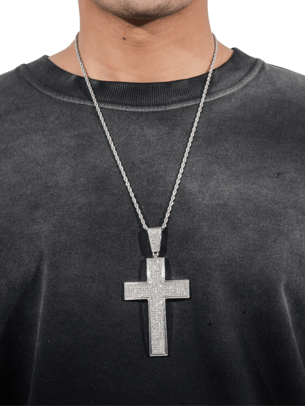 Manaca Prism Cross Pendant