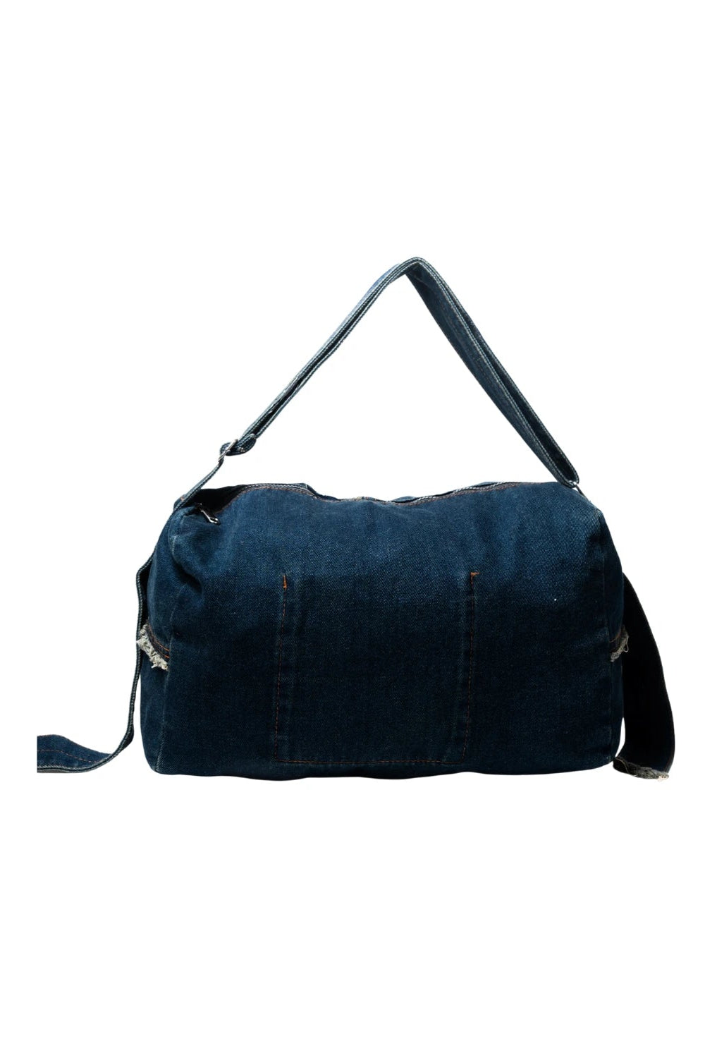 Raw Edge Denim Tote