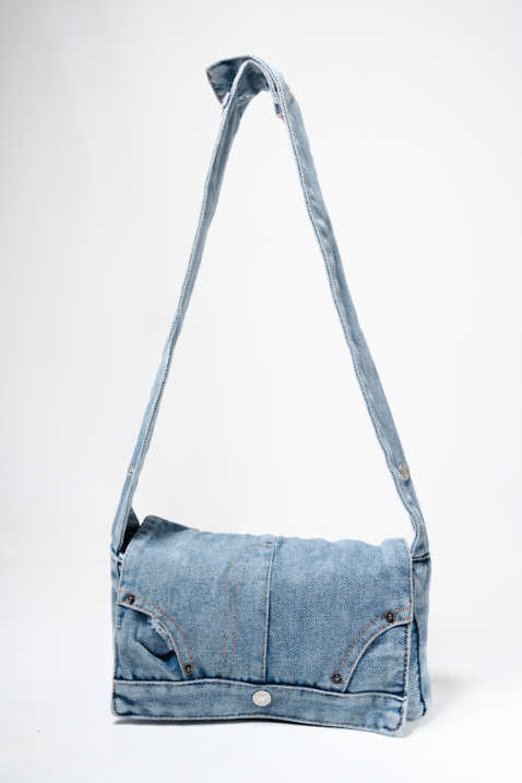 Denim Loop Shoulder Bag