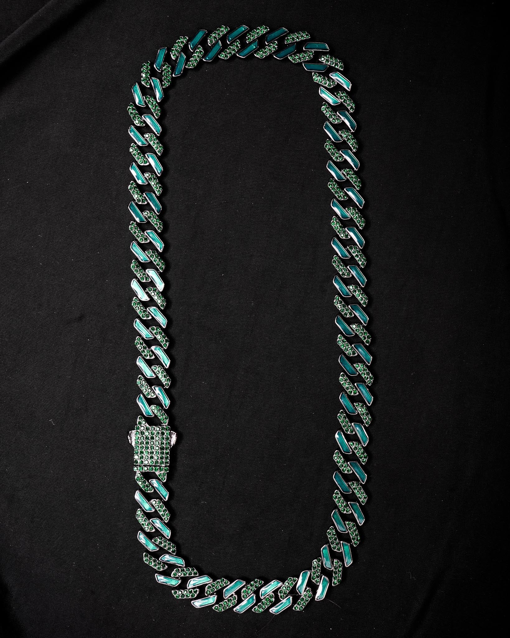 VIRIDIAN ICE CUBAN CHAIN