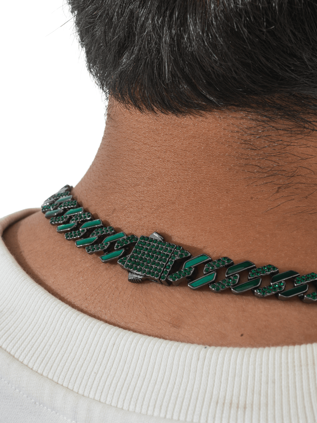 VIRIDIAN ICE CUBAN CHAIN