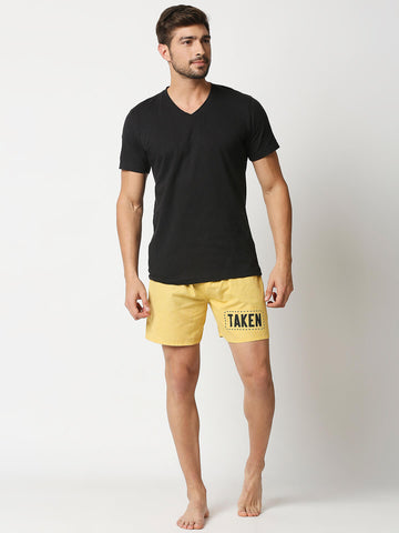 The Manaca Printed Taken Boxer - Yellow